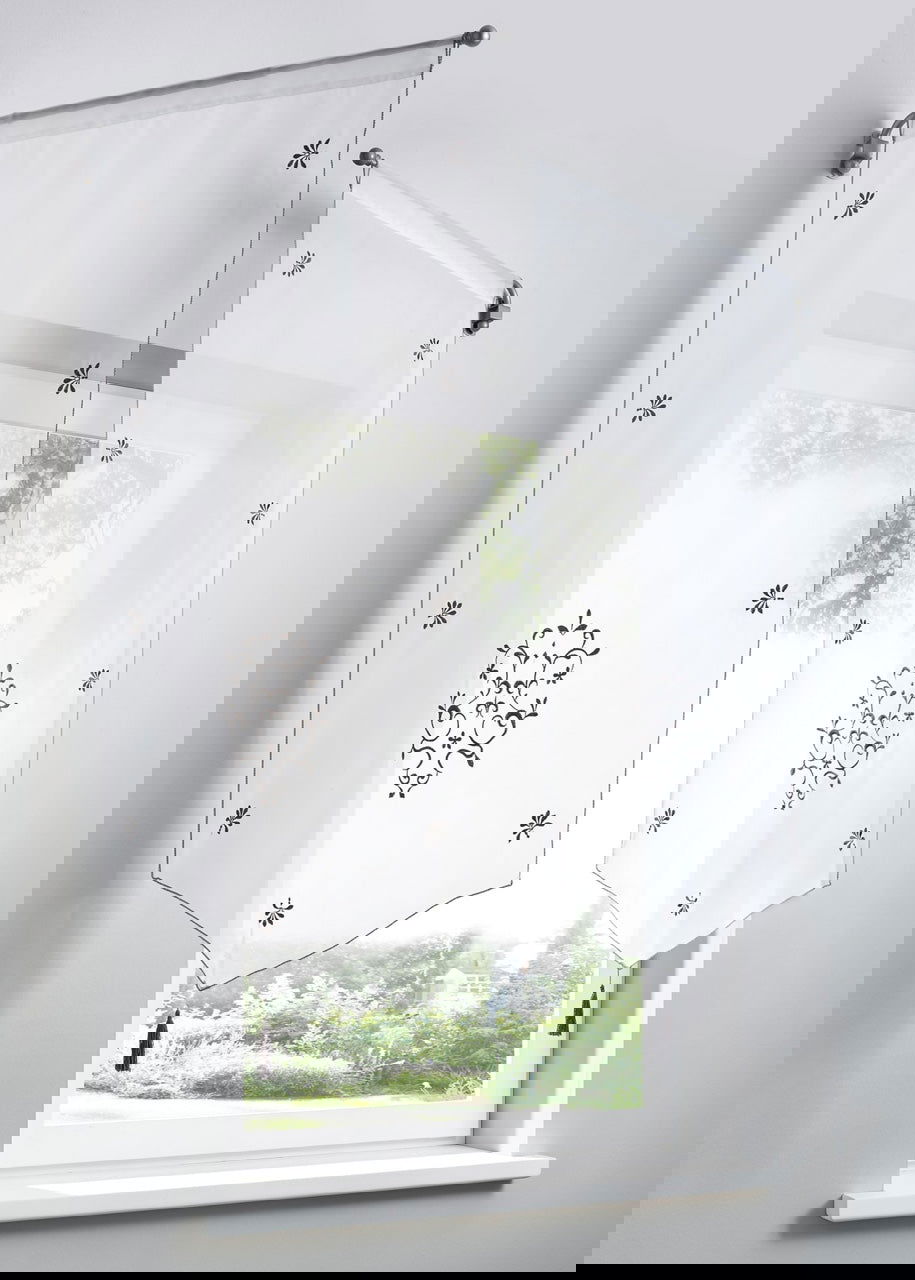 2er Set Scheibengardine »HOF« Kurzgardine Tunneldurchzug Panneaux Bestickte Gardine mit Quaste 2023720-2 Scheibengardine 2er_Set_Scheibengardine_HOF_Kurzgardine_Tunneldurchzug_Panneaux_Bestickte_Gardine_mit_Quaste_2023720-2_-_Gardinenbox.de_-_-3672517 | Gardinenbox.de