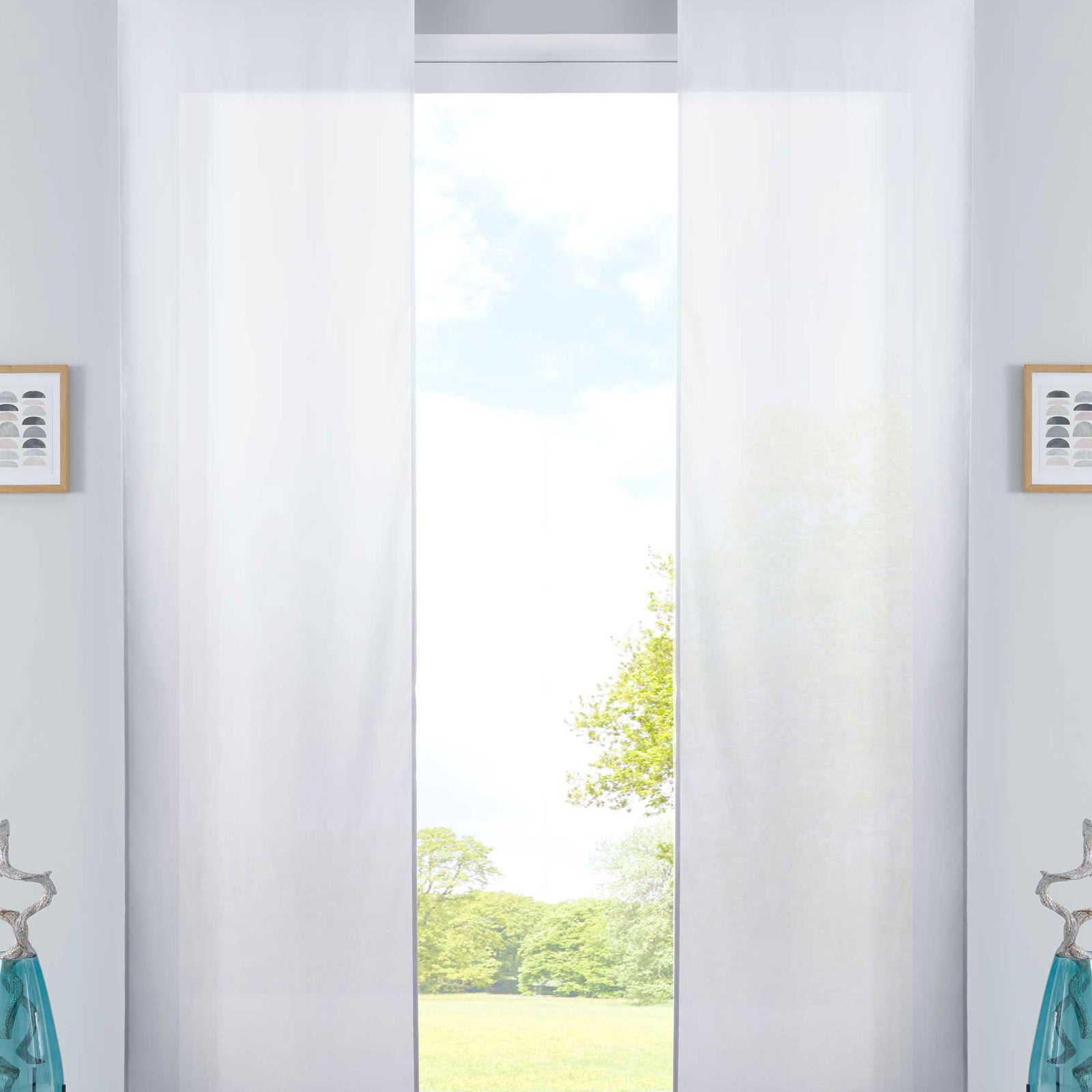 2er Set Schiebevorhänge Flächenvorhänge Blickdicht Farbverlauf Paneelwagen Beschwerungsstangen Microsatin Microfaser 85425N2 Grau Schiebegardine 2er_Set_Schiebevorhange_Flachenvorhange_Blickdicht_Farbverlauf_Paneelwagen_Beschwerungsstangen_Microsatin_Microfaser_85425N2_-_Gardinenbox.de_-_-3673086 | Gardinenbox.de