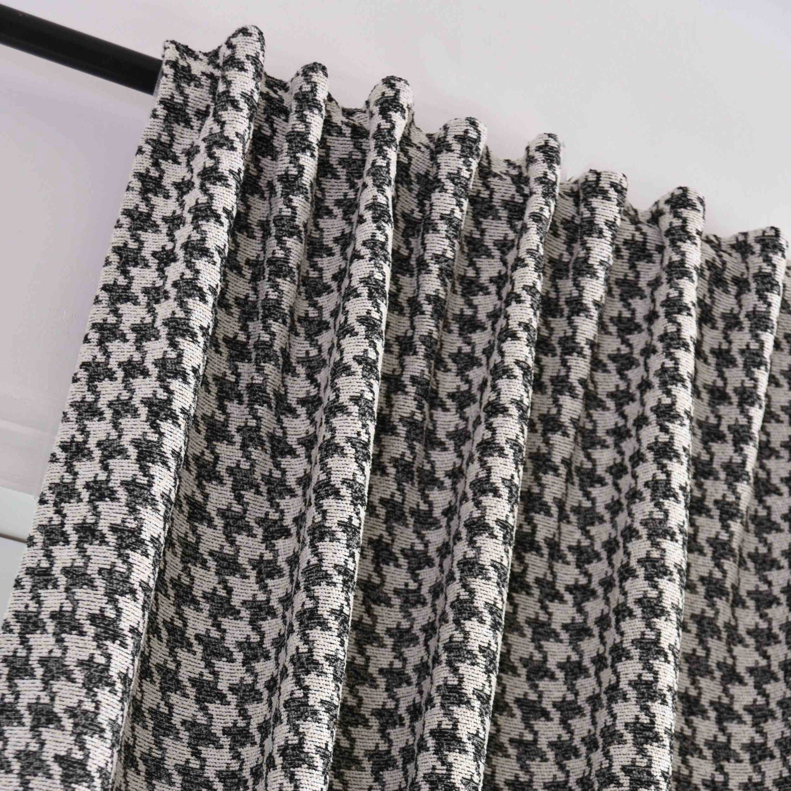 2er Set Vorhänge HxB 245x140 cm Creme Schwarz Hahnentritt-Muster »PARIS« Flexible Multiband Aufhängung Elegant Pflegeleicht 2023320-2 Vorhang Set 2er_Set_Vorhange_HxB_245x140_cm_Creme_Schwarz_Hahnentritt-Muster_PARIS_Flexible_Multiband_Aufhangung_Elegant_Pflegeleicht_2023320-2_-_Gardinenbox.de_-_-3673972 | Gardinenbox.de