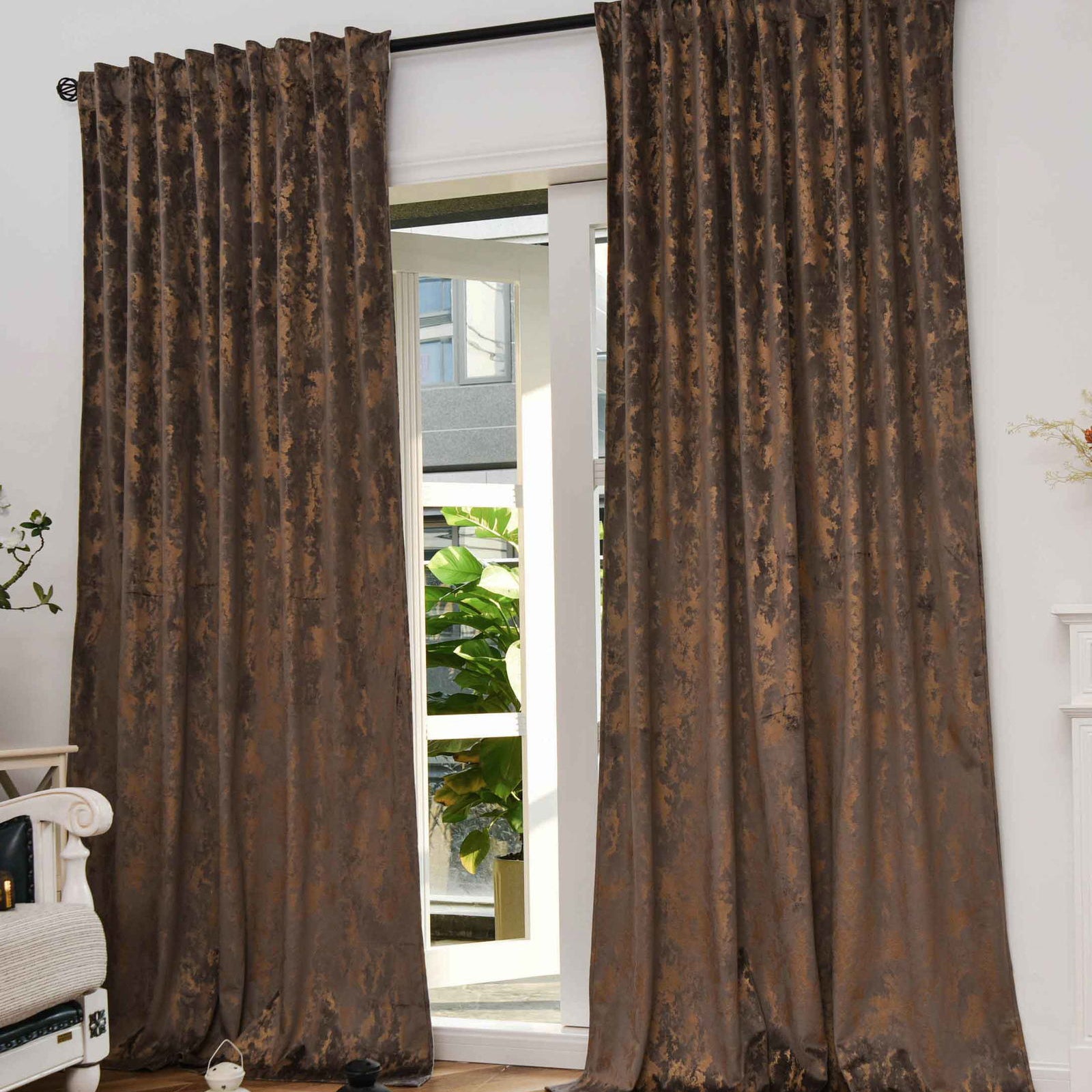 2er Set Vorhänge Samt Damast »MILANO STAR« Vorhang mit Foliendruck und Multiband Aufhängung: Königlicher Luxus für Ihr Zuhause 2023300-2 Taupe Gold Vorhang Set 2er_Set_Vorhange_Samt_Damast_MILANO_STAR_Vorhang_mit_Foliendruck_und_Multiband_Aufhangung_Koniglicher_Luxus_fur_Ihr_Zuhause_2023300-2_-_Gardinenbox.de_-_-3674378 | Gardinenbox.de
