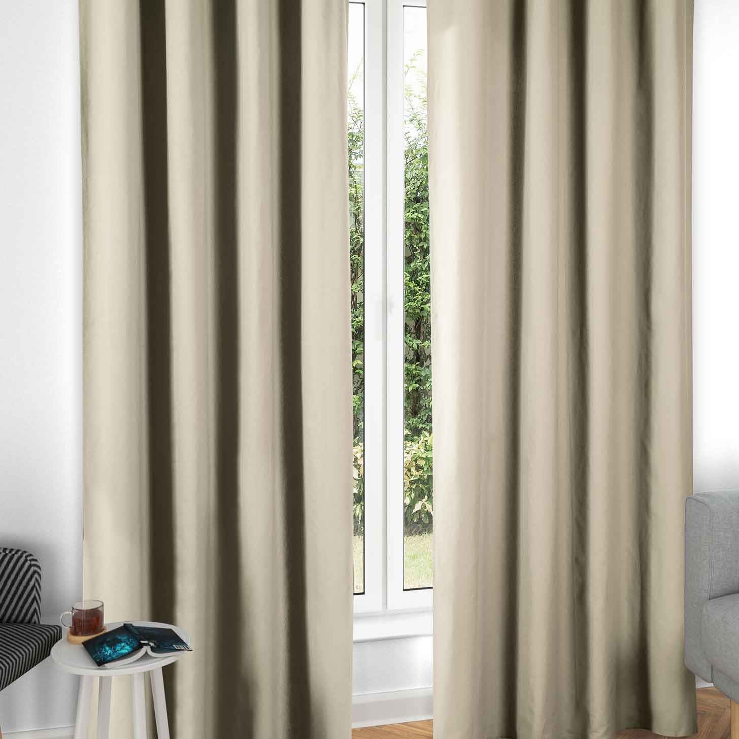 2er Set Vorhänge Verdunkelung Ösen »Orlando« 100% Baumwolle 220gr./m² pflegeleicht unempfindlich 2022600P-2 Creme Vorhang Set 2er_Set_Vorhange_Verdunkelung_Osen_Orlando_100_Baumwolle_220gr.-m_pflegeleicht_unempfindlich_2022600P-2_-_Gardinenbox.de_-_-3674479 | Gardinenbox.de