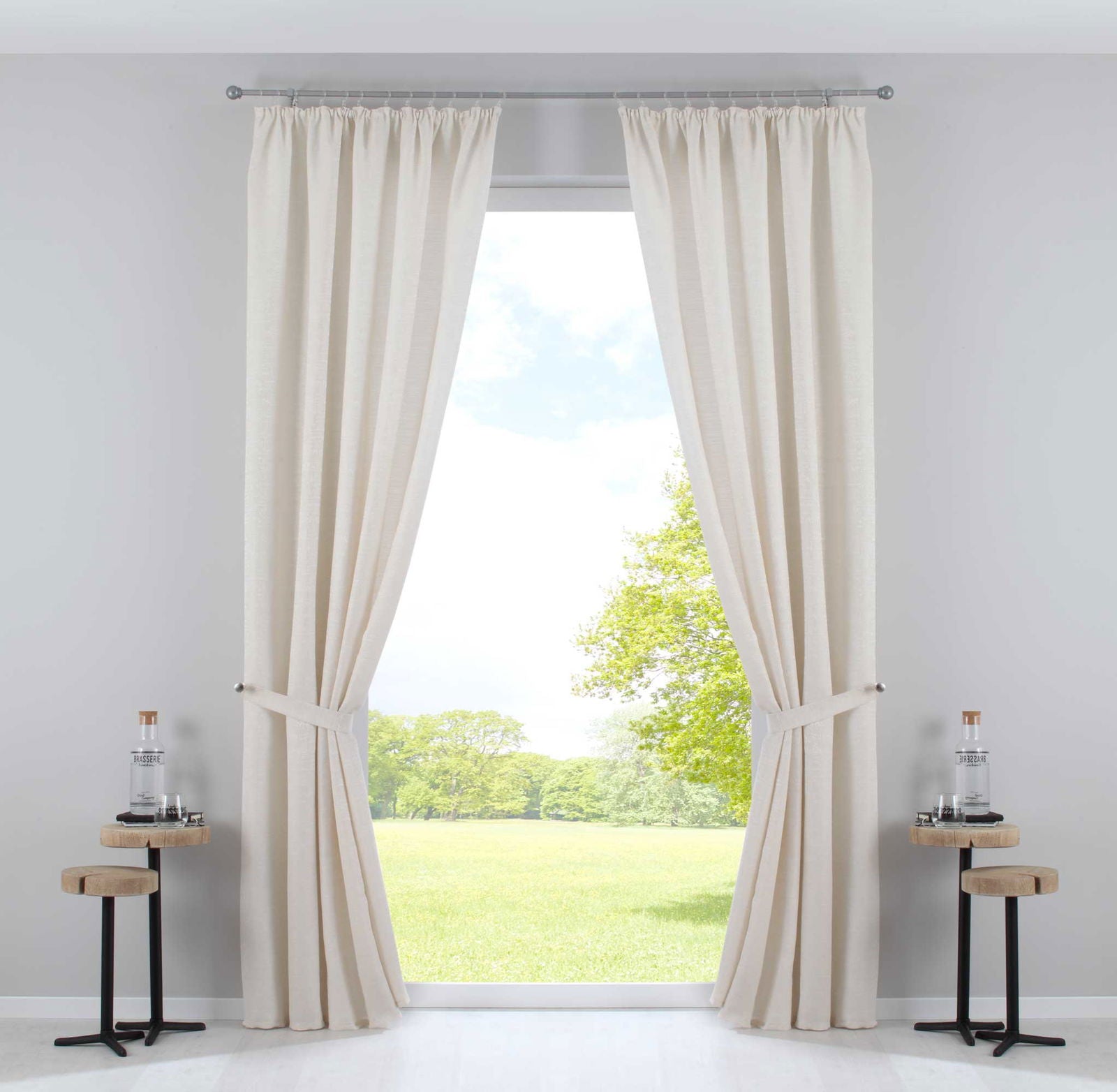 2er Set Vorhänge mit Jacquardmusterung und Effektgarn »Sivas« Blickdicht verdeckte Schlaufen Kräuselband 20190350-2 Creme Vorhang Set 2er_Set_Vorhange_mit_Jacquardmusterung_und_Effektgarn_Sivas_Blickdicht_verdeckte_Schlaufen_Krauselband_20190350-2_-_Gardinenbox.de_-_-3674062 | Gardinenbox.de