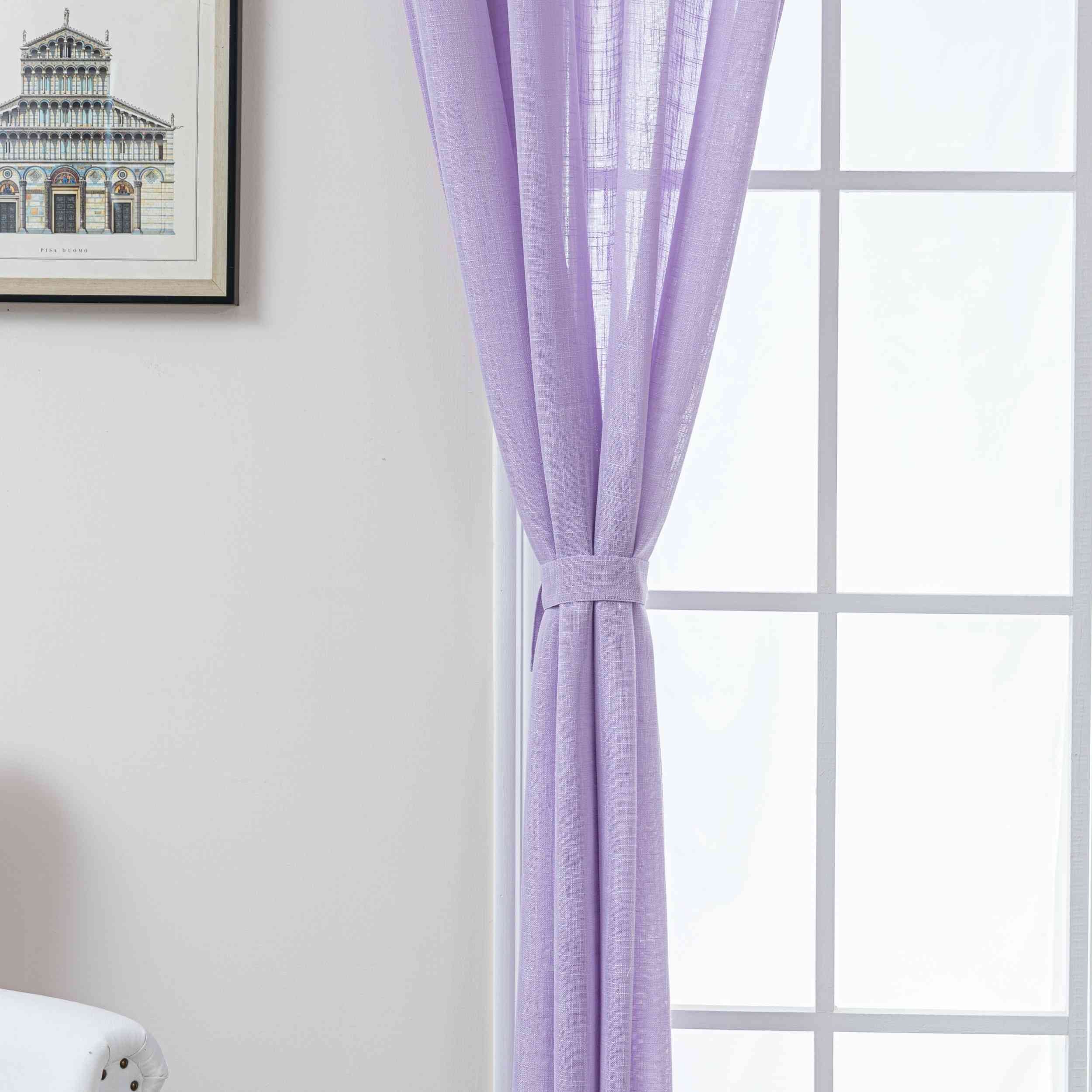 Gardine Ösen Grobfaser »Seoul« Ösen Linenlook-Struktur Uni Halbransparent Blickdicht 2024110 Gardinenschal 3F3A0451 | Gardinenbox.de