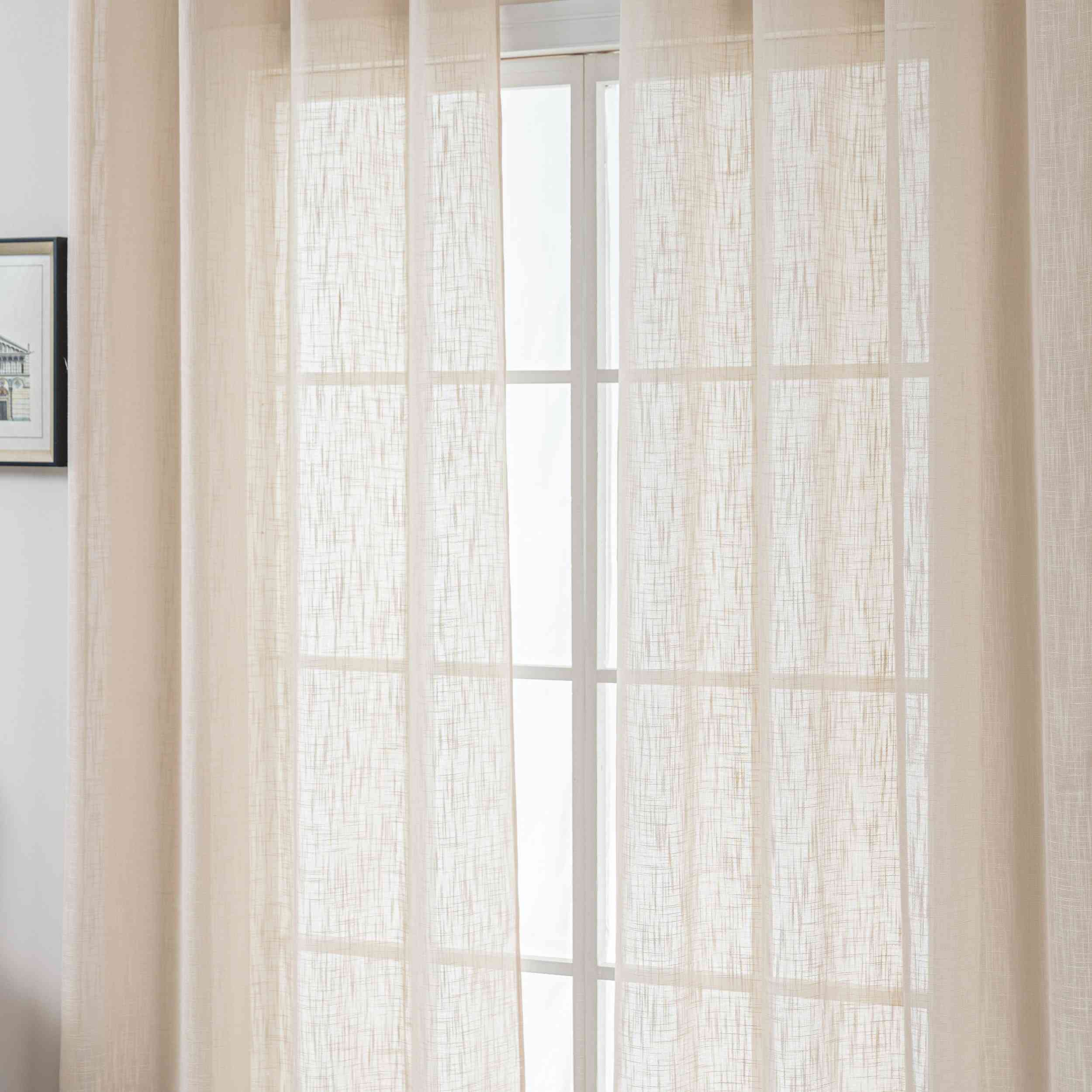 2er Set Gardinen Ösen Grobfaser »Seoul« Ösen Linenlook-Struktur Uni Halbransparent Blickdicht 2024110-2 Gardinenschal 3F3A0717_0d14f984-be3a-404d-a16e-a3463c438529 | Gardinenbox.de