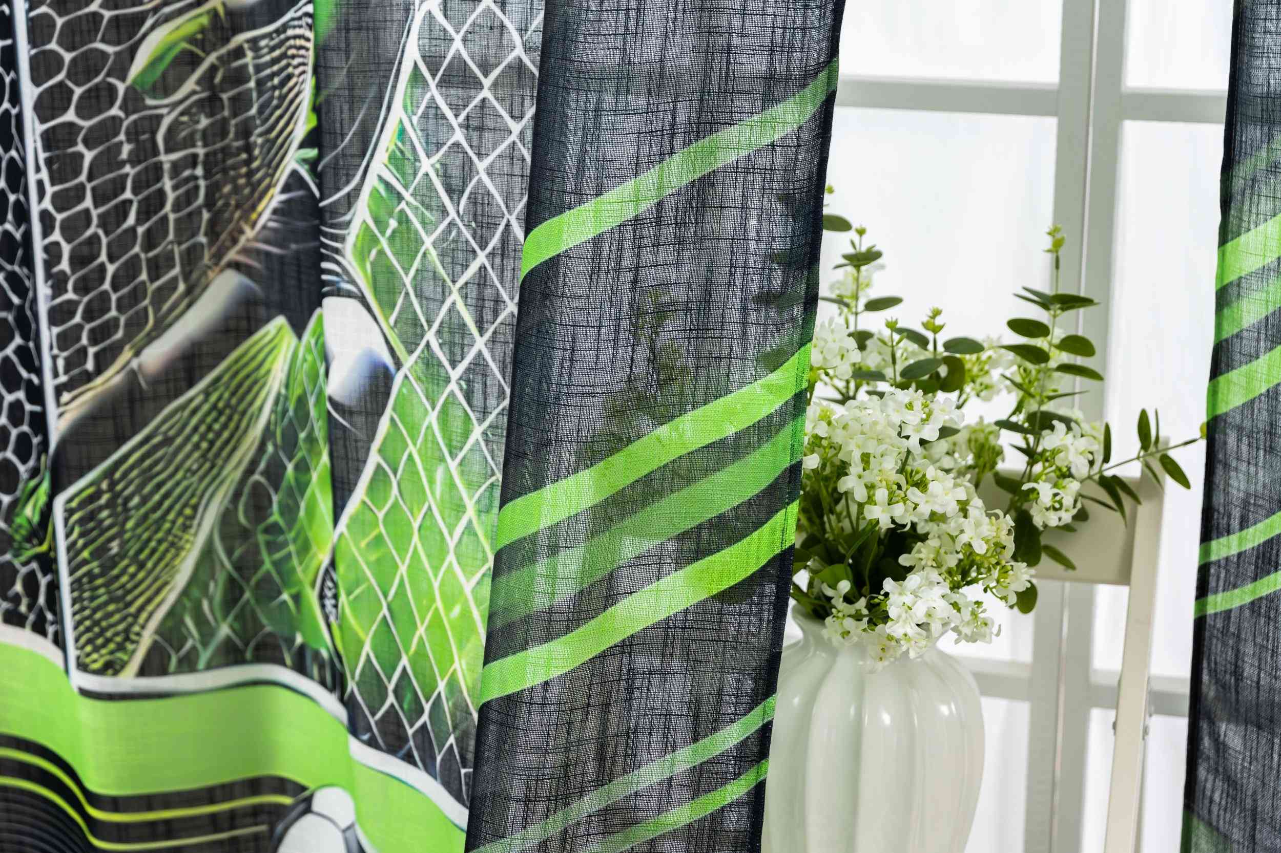 Vorhang Ösen Grobfaser »Seoul Collection« Digital Druck Ösen Gardinen Linenlook-Struktur Halbransparent Blickdicht 2024120 Vorhang 3F3A5996 | Gardinenbox.de