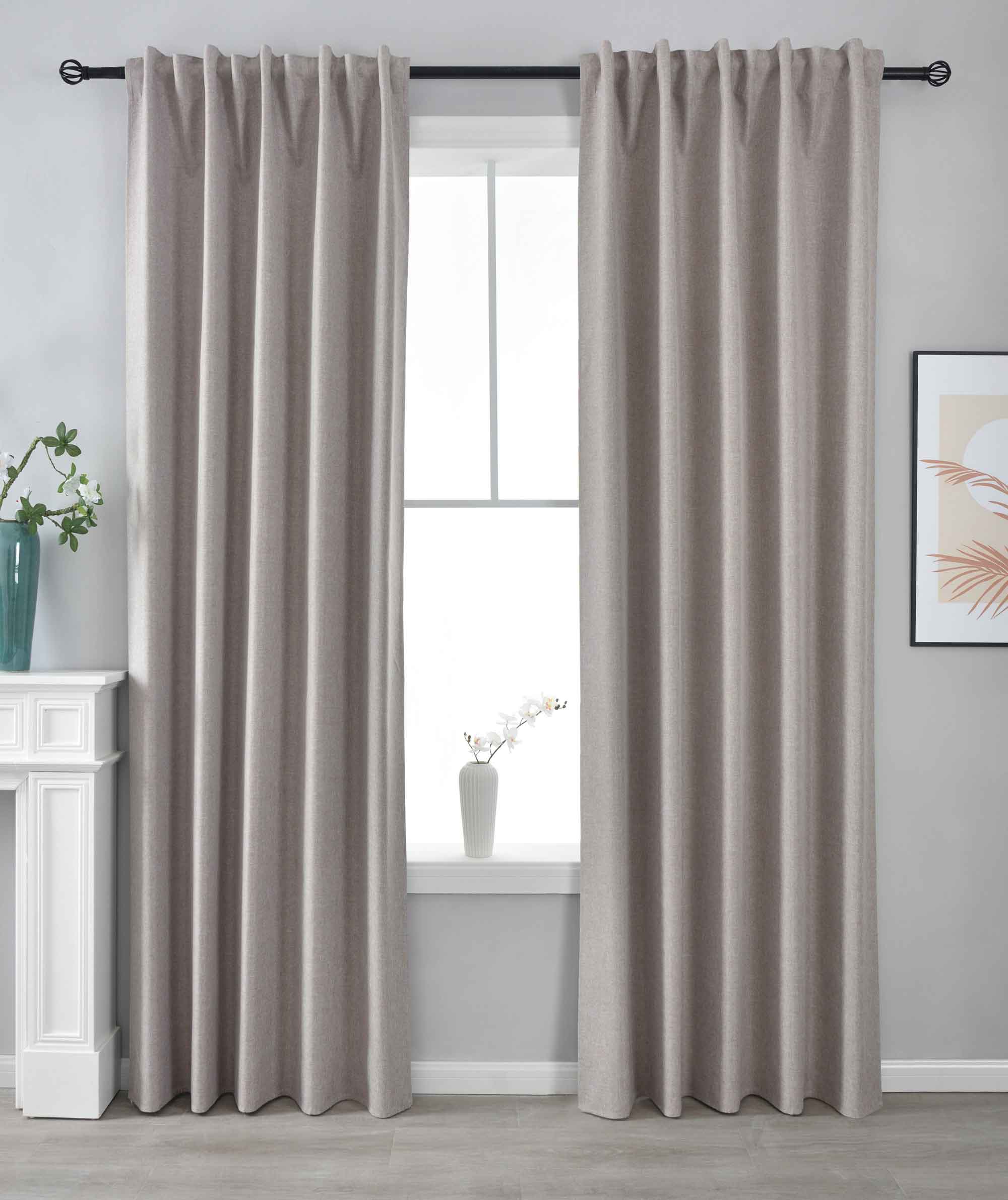 2er Set Verdunkelungsvorhänge 100% Verdunkelung »BOSTON Dark« mit Multibandaufhängung 2023600-2 Taupe HxB 245x140 cm Vorhang Set 47596040585480_57507db4-c57e-4c85-ae96-2c50a6576ef6 | Gardinenbox.de