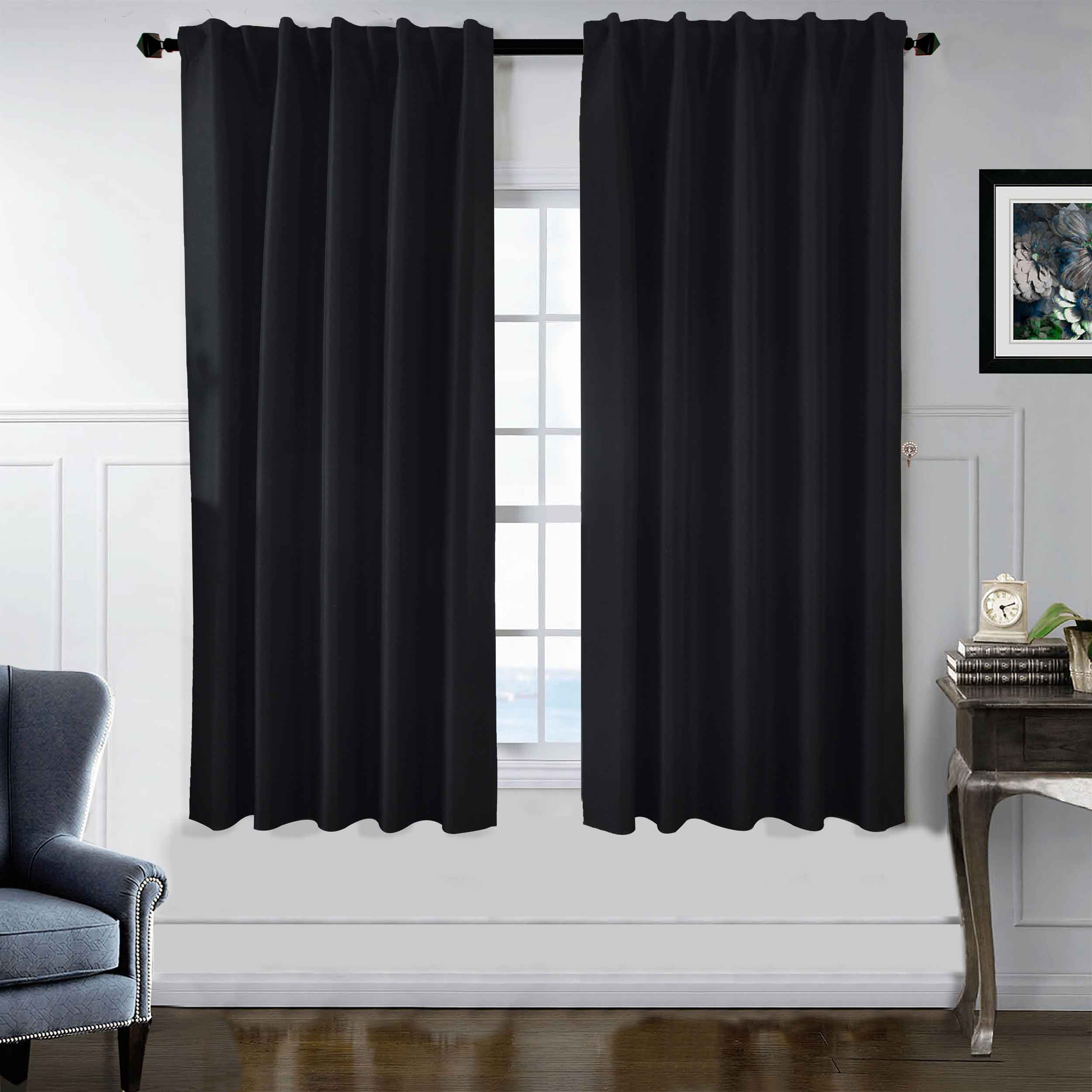 2er Set Verdunkelungsvorhänge 100% Verdunkelung »BOSTON Dark« mit Multibandaufhängung 2023600-2 Schwarz HxB 175x140 cm Vorhang Set 47596050481416_6e5c2465-2956-402c-b764-44ca82010c76 | Gardinenbox.de