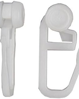 100 Gardinenröllchen, Rollringe, Universalhaken, Gardinengleiter - Leise und Effiziente Gleiter für Innenlaufschienen und -stangen | Made in Germany | Ø8mm x 8mm x 27mm 20231000 Gardinen Zubehör 47924501774600_4a73b606-df79-4d66-9842-5519f7a561f3 | Gardinenbox.de