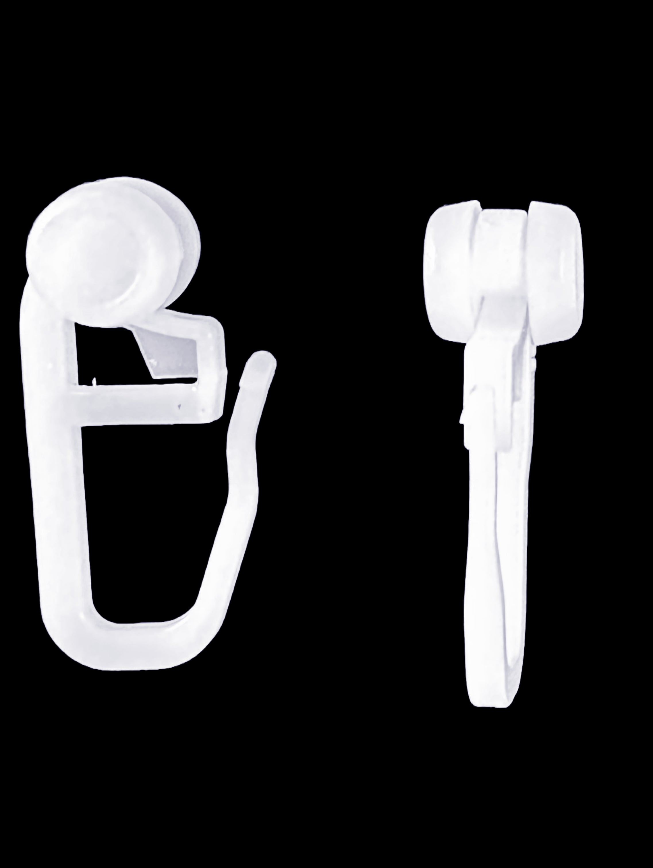 100 Gardinenröllchen, Rollringe, Universalhaken, Gardinengleiter - Leise und Effiziente Gleiter für Innenlaufschienen und -stangen | Made in Germany | Ø8mm x 8mm x 27mm 20231000 Gardinen Zubehör 49340487926024_685a4140-2ba5-4ba6-b932-b7d1105592d4 | Gardinenbox.de