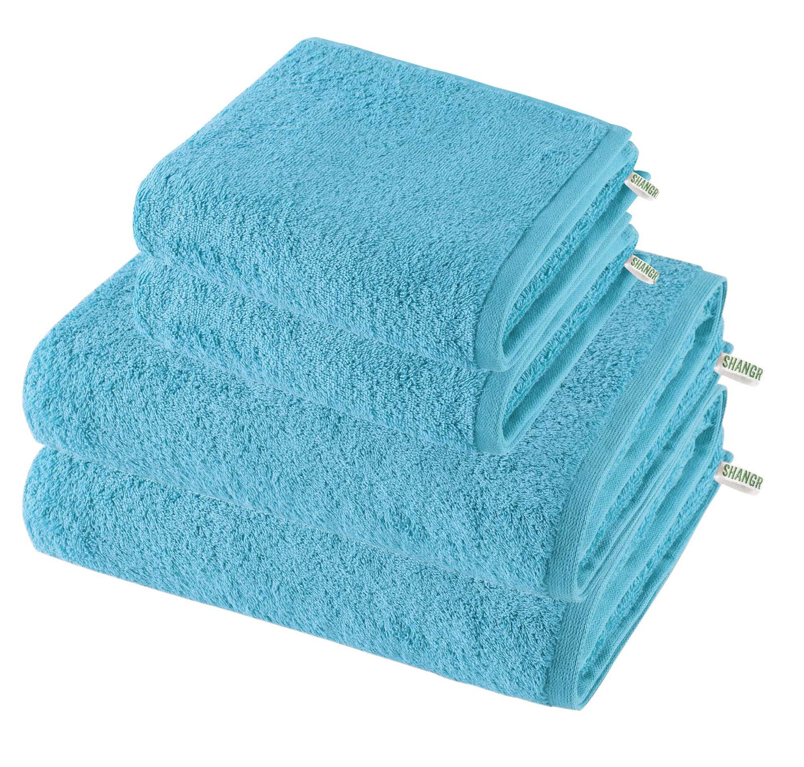 4er Set 2 Handtücher 50x100 cm 2 Saunatücher 100x150 cm Premium Qualität »Montreal« Bio Baumwolle Nachhaltig 2020102-4set Türkis Frottee 4er_Set_2_Handtucher_50x100_cm_2_Saunatucher_100x150_cm_Premium_Qualitat_Montreal_Bio_Baumwolle_Nachhaltig_2020102-4set_-_Gardinenbox.de_-_-3676157 | Gardinenbox.de