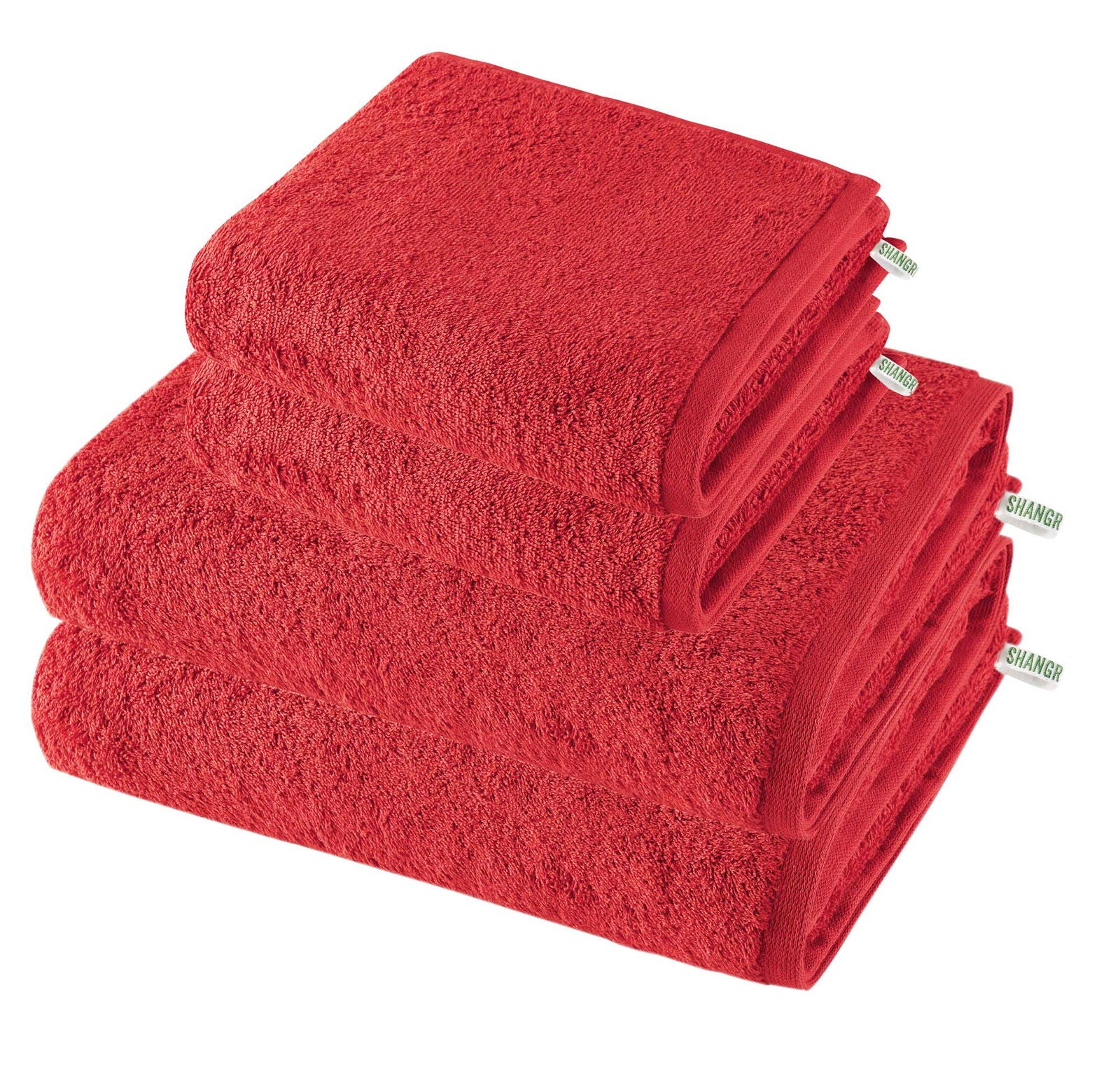 4er Set 2 Handtücher 50x100 cm 2 Saunatücher 100x150 cm Premium Qualität »Montreal« Bio Baumwolle Nachhaltig 2020102-4set Rot Frottee 4er_Set_2_Handtucher_50x100_cm_2_Saunatucher_100x150_cm_Premium_Qualitat_Montreal_Bio_Baumwolle_Nachhaltig_2020102-4set_-_Gardinenbox.de_-_-3676201 | Gardinenbox.de