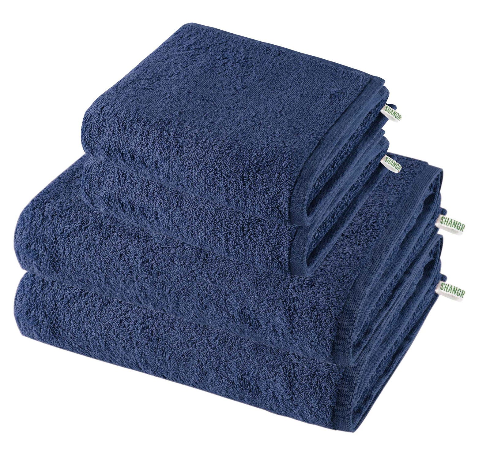 4er Set 2 Handtücher 50x100 cm 2 Saunatücher 100x150 cm Premium Qualität »Montreal« Bio Baumwolle Nachhaltig 2020102-4set Dunkelblau Frottee 4er_Set_2_Handtucher_50x100_cm_2_Saunatucher_100x150_cm_Premium_Qualitat_Montreal_Bio_Baumwolle_Nachhaltig_2020102-4set_-_Gardinenbox.de_-_-3676219 | Gardinenbox.de