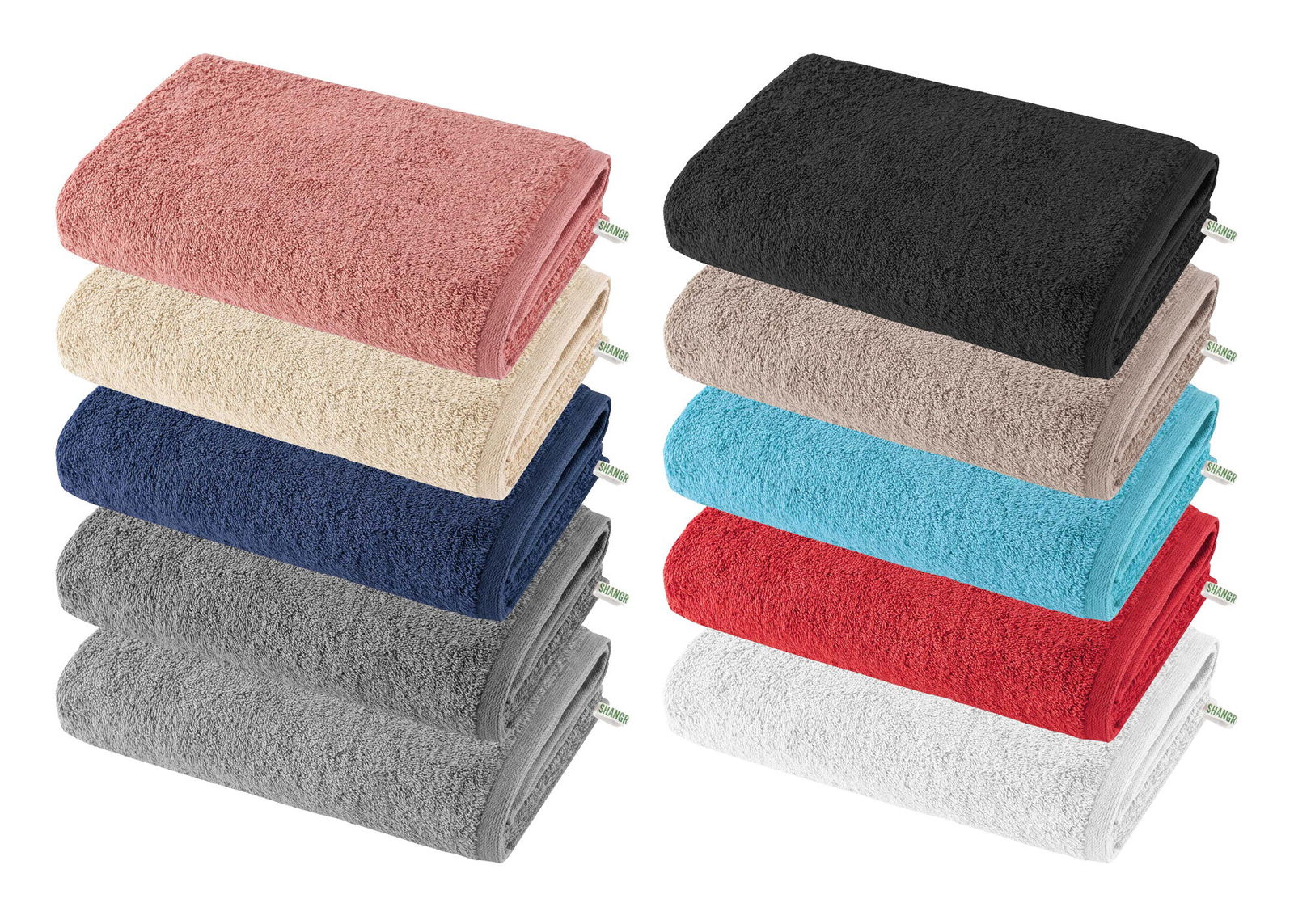 4er Set Badetücher »Montreal« 500 g/m² 100% Bio Baumwolle Made in Green 2020103-4er Frottee 4er_Set_Badetucher_Montreal_500_g-m_100_Bio_Baumwolle_Made_in_Green_2020103-4er_-_Gardinenbox.de_-_-3676480 | Gardinenbox.de