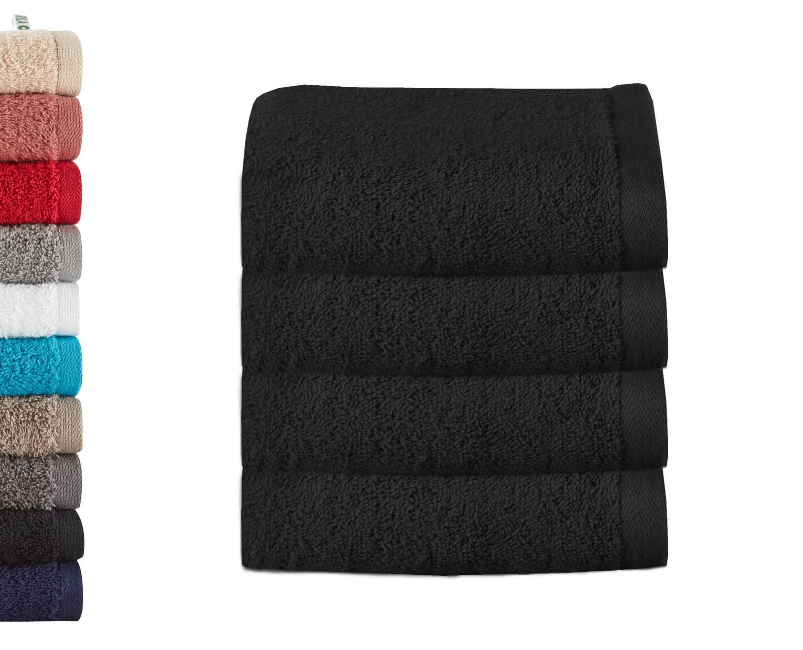 4er Set Gästetücher Frottee 500 g/m² »Montreal« 100% Bio Baumwolle Kuschelig Made in Green 2020101-4er Schwarz Frottee 4er_Set_Gastetucher_Frottee_500_g-m_Montreal_100_Bio_Baumwolle_Kuschelig_Made_in_Green_2020101-4er_-_Gardinenbox.de_-_-3676641 | Gardinenbox.de