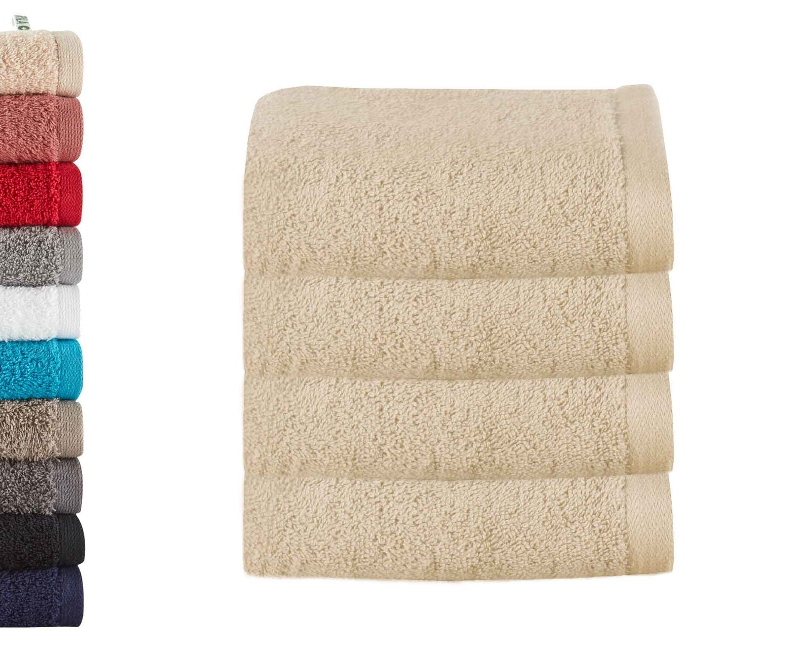 4er Set Gästetücher Frottee 500 g/m² »Montreal« 100% Bio Baumwolle Kuschelig Made in Green 2020101-4er Beige Frottee 4er_Set_Gastetucher_Frottee_500_g-m_Montreal_100_Bio_Baumwolle_Kuschelig_Made_in_Green_2020101-4er_-_Gardinenbox.de_-_-3676671 | Gardinenbox.de