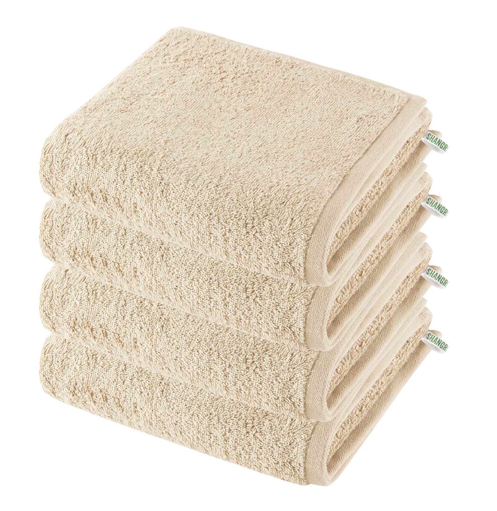 4er Set Handtücher Premium Qualität »Montreal« 500 g/m² 100% Bio Baumwolle Made in Green 2020102-4 Beige Frottee 4er_Set_Handtucher_Premium_Qualitat_Montreal_500_g-m_100_Bio_Baumwolle_Made_in_Green_2020102-4_-_Gardinenbox.de_-_-3676779 | Gardinenbox.de