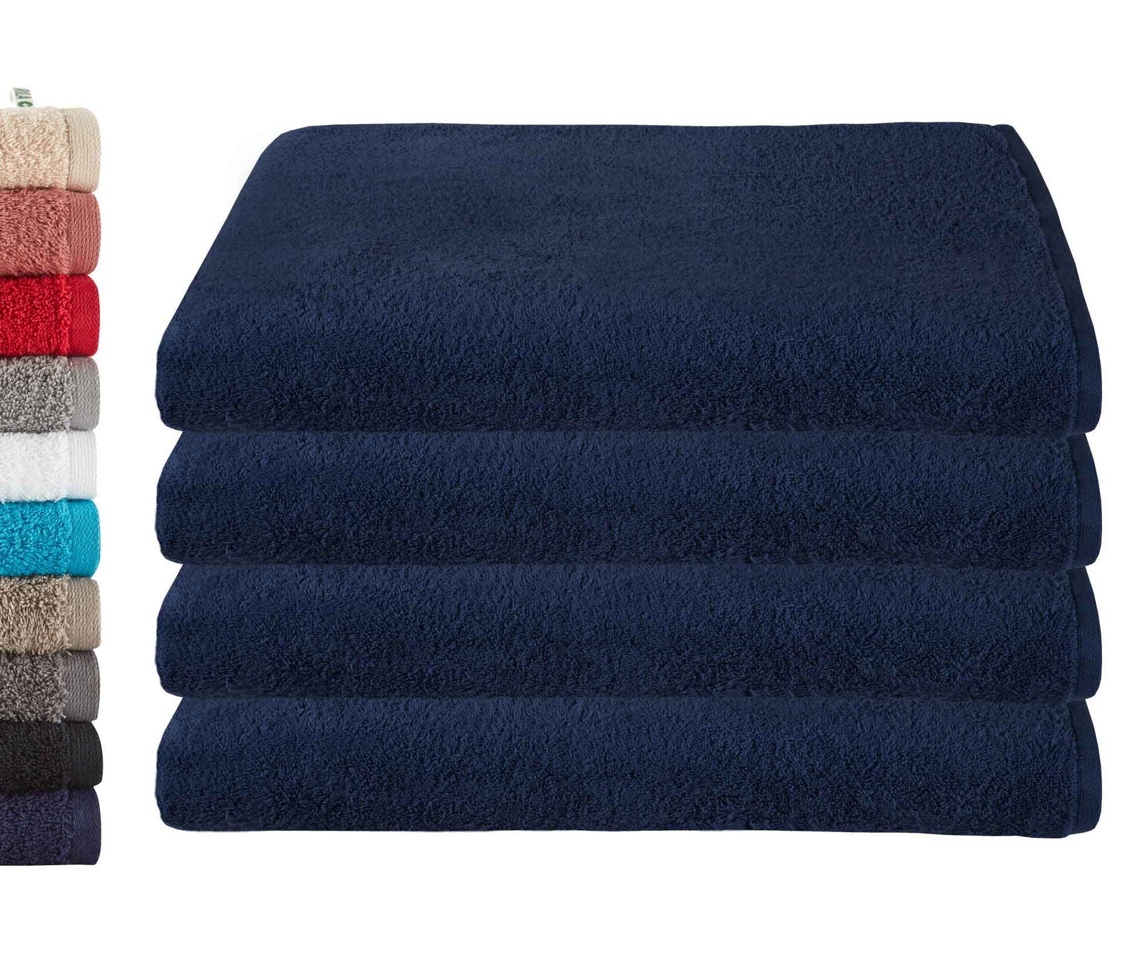 4er Set Saunatücher Frottee »Montreal« 500 g/m² 100% Bio Baumwolle Made in Green 2020104-4er Dunkelblau Frottee 4er_Set_Saunatucher_Frottee_Montreal_500_g-m_100_Bio_Baumwolle_Made_in_Green_2020104-4er_-_Gardinenbox.de_-_-3677010 | Gardinenbox.de