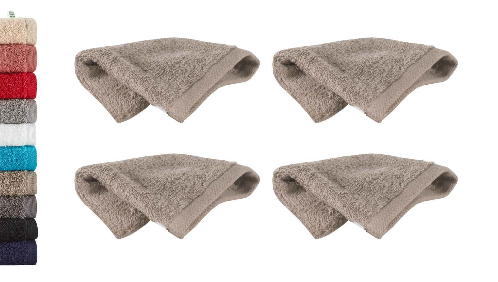 4er Set Waschhandschuhe Frottee »Montreal« 500 g/m² 100% Bio Baumwolle Made in Green 2020100-4er Taupe Frottee 4er_Set_Waschhandschuhe_Frottee_Montreal_500_g-m_100_Bio_Baumwolle_Made_in_Green_2020100-4er_-_Gardinenbox.de_-_-3677228 | Gardinenbox.de