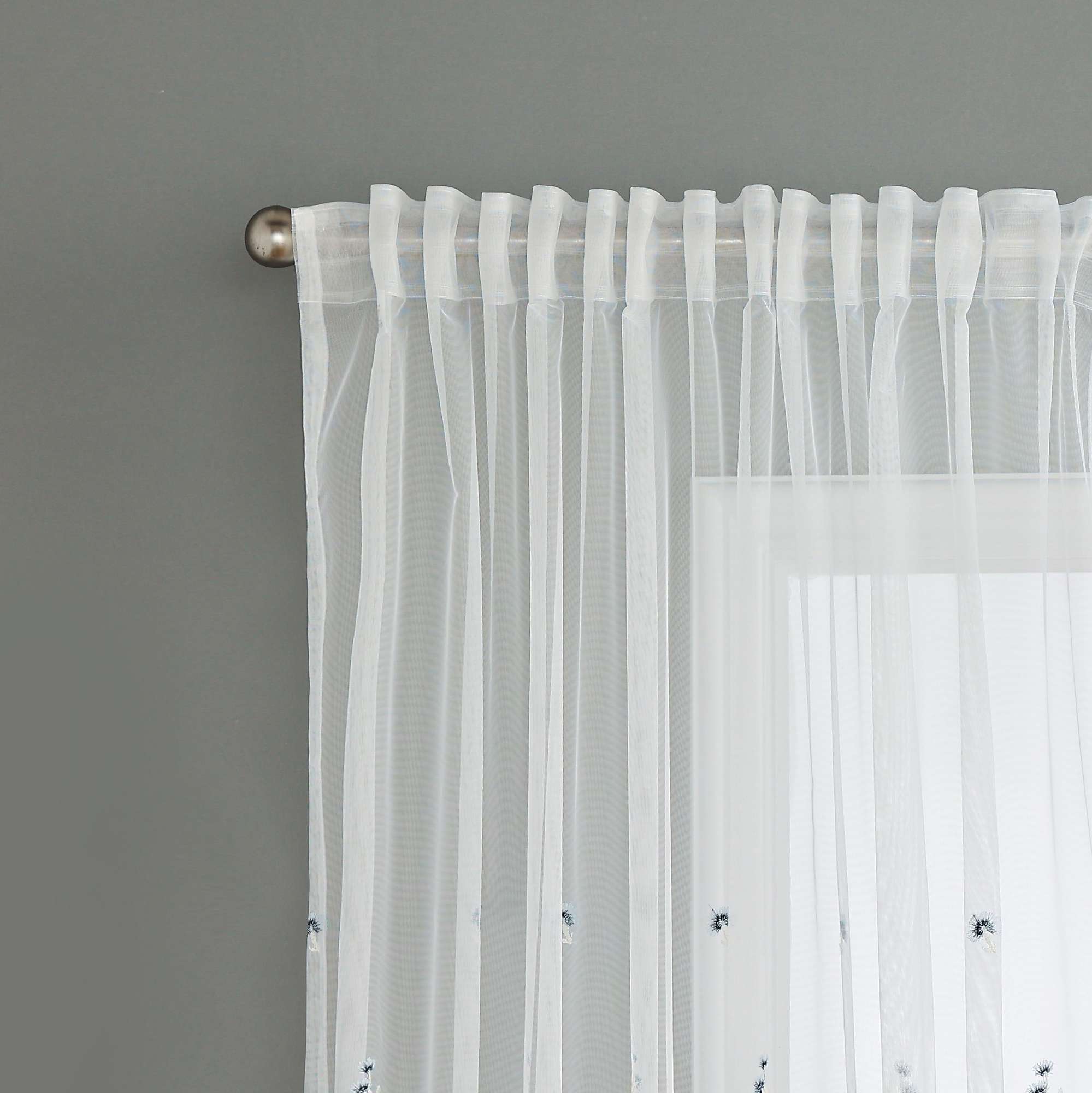 Gardine Raschel Stickerei Design »Florenz« Multiband für Gardinenschiene und Gardinenstange Elegante Fensterdekoration 2023200 Gardinenschal 593A0105 | Gardinenbox.de