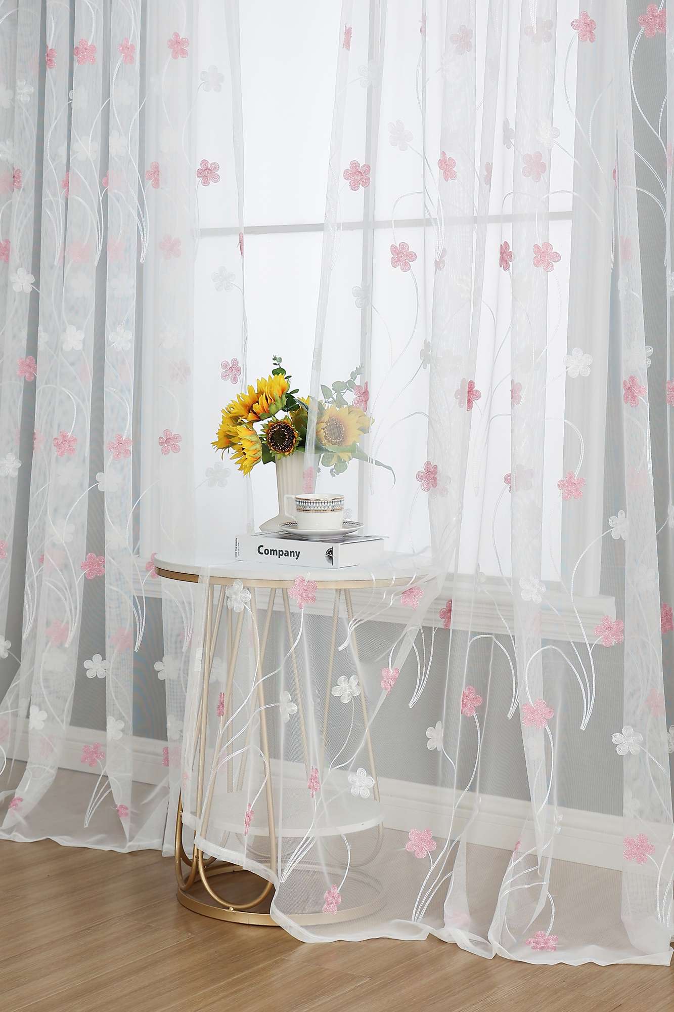 Gardine Raschel Stickerei Design »Florenz« Multiband für Gardinenschiene und Gardinenstange Elegante Fensterdekoration 2023200 Gardinenschal 593A0127 | Gardinenbox.de