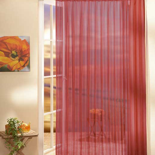 Gardinen Store Voile mit Kräuselband 610001