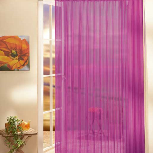 Gardinen Store Voile mit Kräuselband 610001