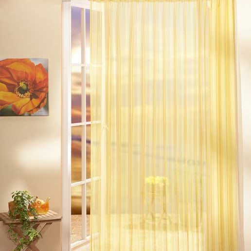 Gardinen Store Voile mit Kräuselband 610001