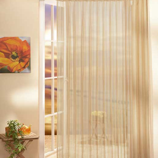 Gardinen Store Voile mit Kräuselband 610001