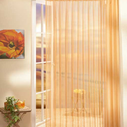 Gardinen Store Voile mit Kräuselband 610001