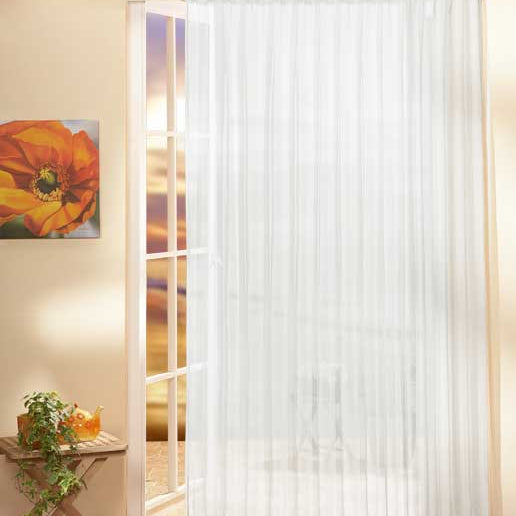 Gardinen Store Voile mit Kräuselband 610001
