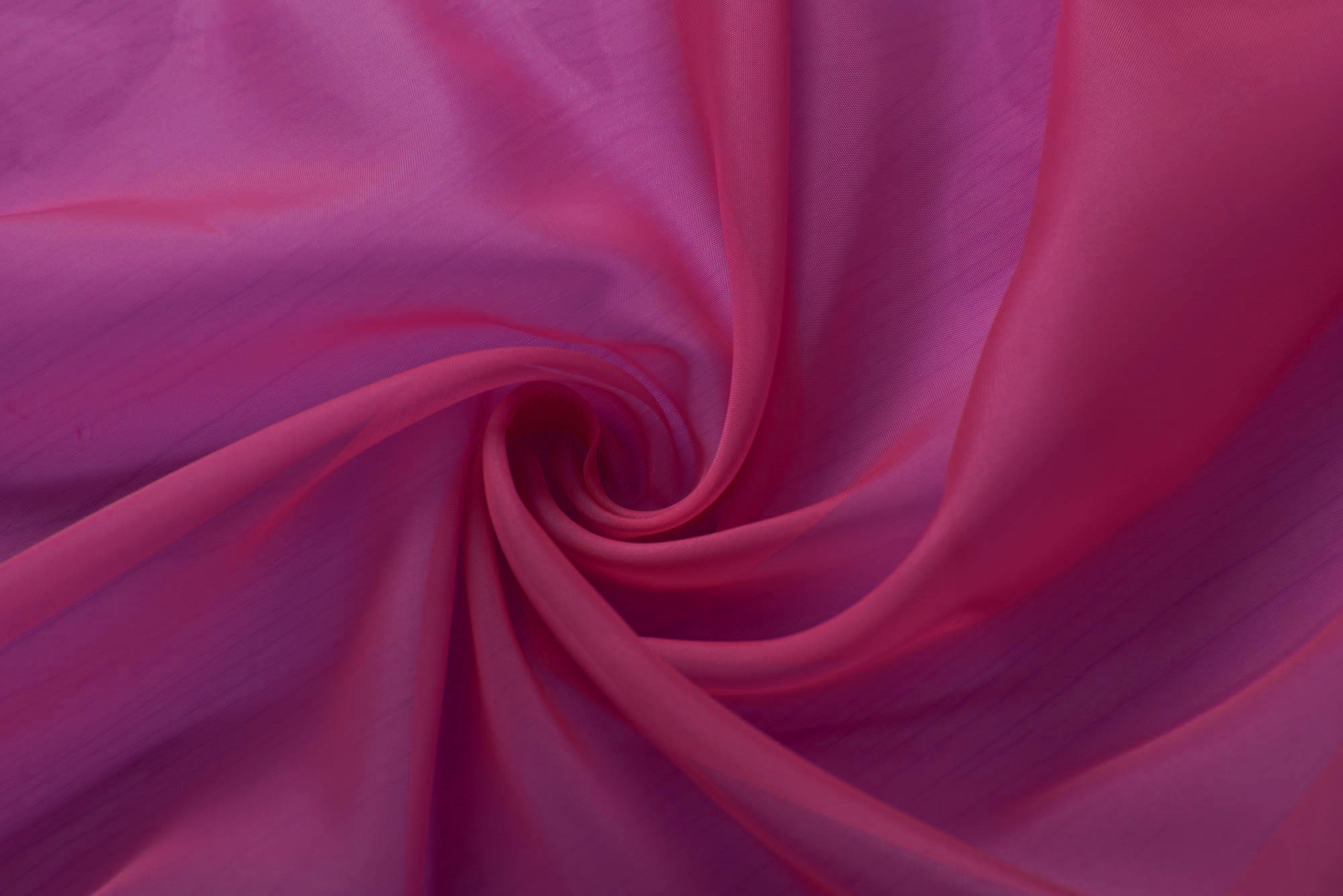 2er-Pack Gardinen Transparent Vorhang Set Wohnzimmer Voile Schlaufenschal mit Bleibandabschluß 61000CN Gardinen Set 61000cn_d1_himbeere | Gardinenbox.de