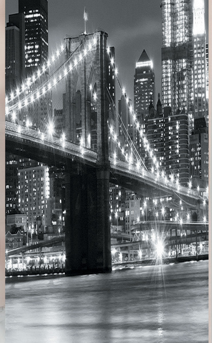 2er Set Schiebegardine Flächenvorhang Wildseide Optik und Voile Paneel 80400 Schiebegardine 80400bruecke_40c043c5-56ca-49fd-bcdf-592117d0285d | Gardinenbox.de