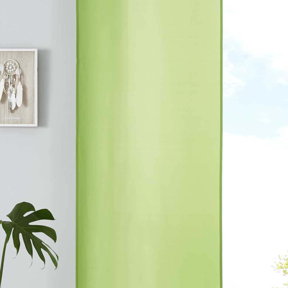 1er Set Schiebegardine Flächenvorhang Mikrofaser Vorhang Gardine Raumteiler Matt Paneelwagen Beschwerungsstange 85600N Apfelgrün Schiebegardine 85600Napfelgruen_b0d9beeb-2174-4382-a543-aa8a25f71cf8 | Gardinenbox.de
