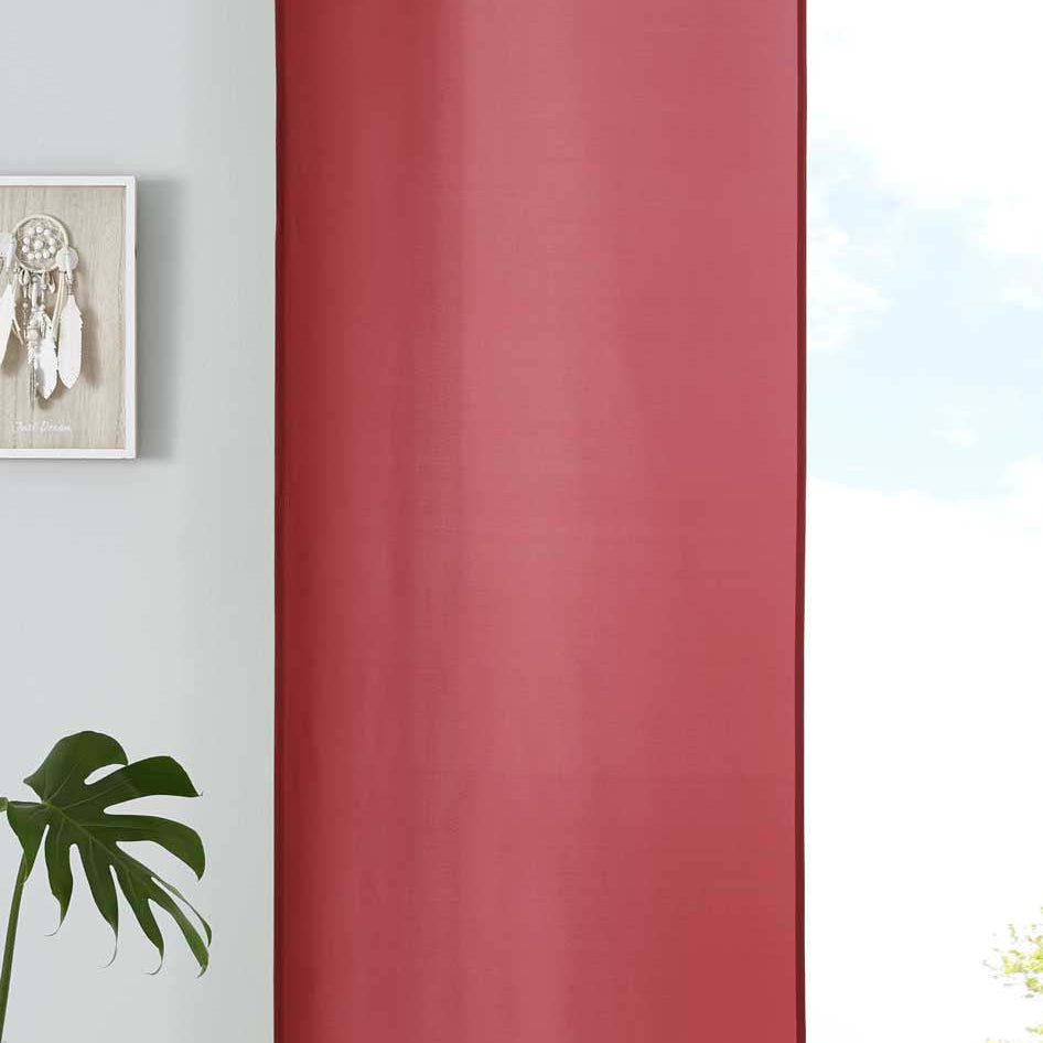 1er Set Schiebegardine Flächenvorhang Mikrofaser Vorhang Gardine Raumteiler Matt Paneelwagen Beschwerungsstange 85600N Bordeaux Schiebegardine 85600Nbordeaux_c1cd3a52-2502-4a21-a169-fc88247fe123 | Gardinenbox.de