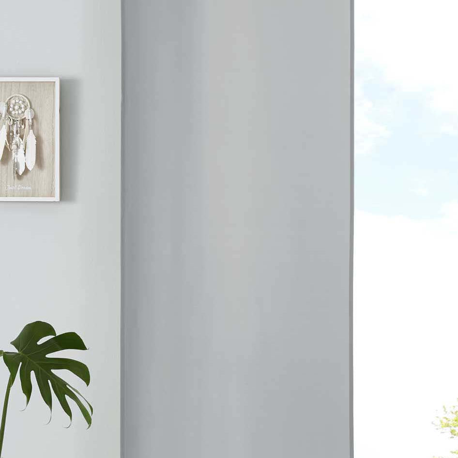 1er Set Schiebegardine Flächenvorhang Mikrofaser Vorhang Gardine Raumteiler Matt Paneelwagen Beschwerungsstange 85600N Grau Schiebegardine 85600Ngrau_e72b0cab-48bb-415d-a3cf-8249e97b85be | Gardinenbox.de