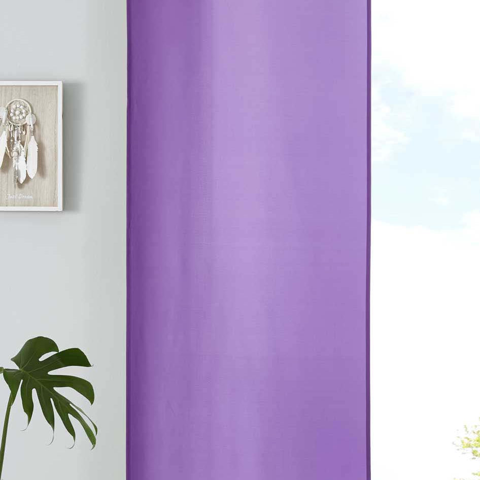 1er Set Schiebegardine Flächenvorhang Mikrofaser Vorhang Gardine Raumteiler Matt Paneelwagen Beschwerungsstange 85600N Lila Schiebegardine 85600Nlila_1b38e85d-92c3-4c38-9576-e5b19b41d540 | Gardinenbox.de