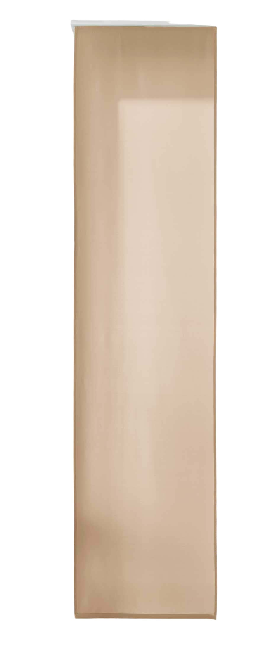 1er Set Schiebegardine Flächenvorhang Mikrofaser Vorhang Gardine Raumteiler Matt Paneelwagen Beschwerungsstange 85600N Schiebegardine 85600Nsand-crop | Gardinenbox.de