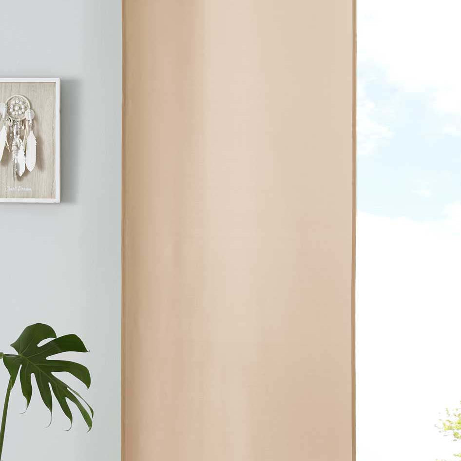 1er Set Schiebegardine Flächenvorhang Mikrofaser Vorhang Gardine Raumteiler Matt Paneelwagen Beschwerungsstange 85600N Sand Schiebegardine 85600Nsand_b7663c64-4bfc-4226-902d-57b5daf1b7de | Gardinenbox.de