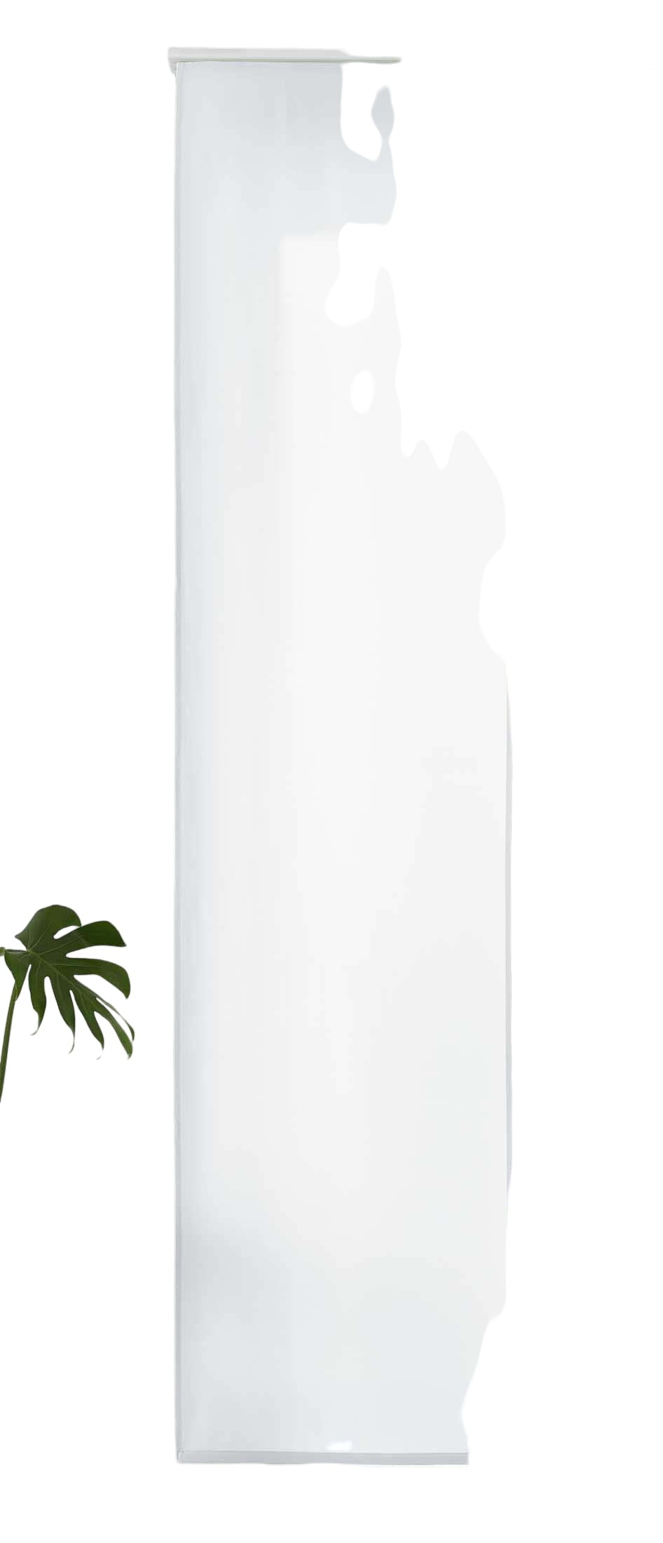 1er Set Schiebegardine Flächenvorhang Mikrofaser Vorhang Gardine Raumteiler Matt Paneelwagen Beschwerungsstange 85600N Schiebegardine 85600Nweiss-crop | Gardinenbox.de