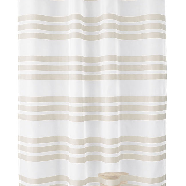 Ösen Schal »GÖTTINGEN« transparent Organza Gardine mit Querstreifen 89133