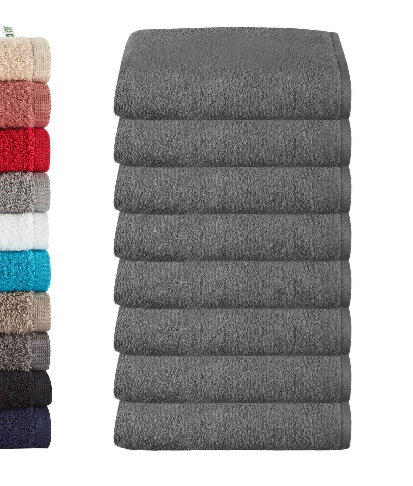 8er Set Handtücher Frottee »Montreal« 500 g/m² 100% Bio Baumwolle Made in Green 2020102-8 Dunkelgrau Frottee 8er_Set_Handtucher_Frottee_Montreal_500_g-m_100_Bio_Baumwolle_Made_in_Green_2020102-8_-_Gardinenbox.de_-_-3677709 | Gardinenbox.de