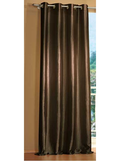 Attraktiver Ösen Deko Taft Vorhang, blickdicht und lichtdurchlässig, viele moderne Farben 20330 Braun Vorhang Attraktiver_Osen_Deko_Taft_Vorhang_blickdicht_und_lichtdurchlassig_viele_moderne_Farben_20330_-_Gardinenbox.de_-_-3678005 | Gardinenbox.de