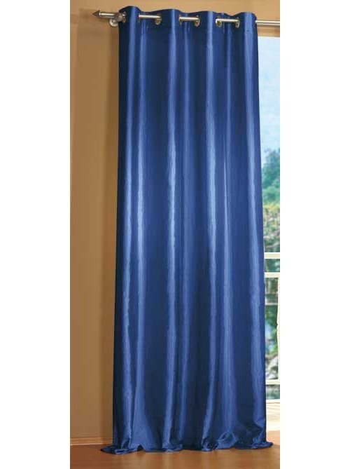 Attraktiver Ösen Deko Taft Vorhang, blickdicht und lichtdurchlässig, viele moderne Farben 20330 Dunkelblau Vorhang Attraktiver_Osen_Deko_Taft_Vorhang_blickdicht_und_lichtdurchlassig_viele_moderne_Farben_20330_-_Gardinenbox.de_-_-3678009 | Gardinenbox.de