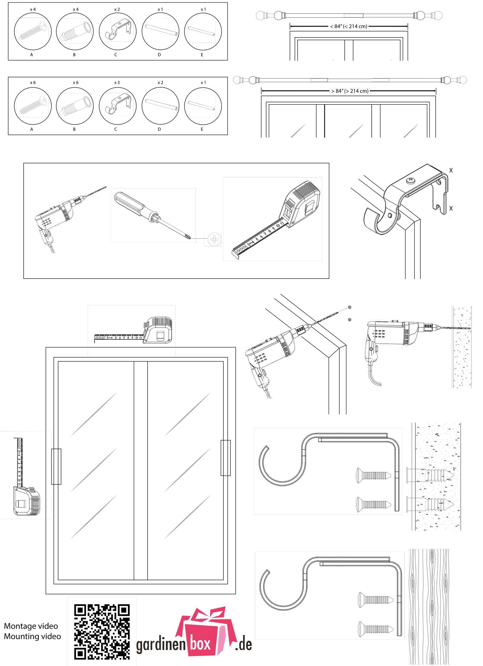 Ausziehbare Gardinenstange »Köln« Ø22/25 mm Komplettset zum sofortigen Montieren 2021191 Innenlaufstange Ausziehbare_Gardinenstange_Koln_O22-25_mm_Komplettset_zum_sofortigen_Montieren_2021191_-_Gardinenbox.de_-_-3678455 | Gardinenbox.de