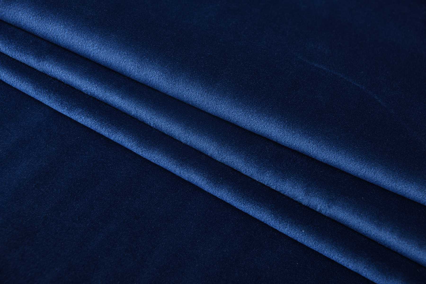 2er Set Flächenvorhänge Verdunkelung Schiebegardinen »Milano« Samt blickdicht Blackout Alu Paneelwägen Beschwerungsstangen 203571-2-alu Schiebegardine Blauer_Samt | Gardinenbox.de