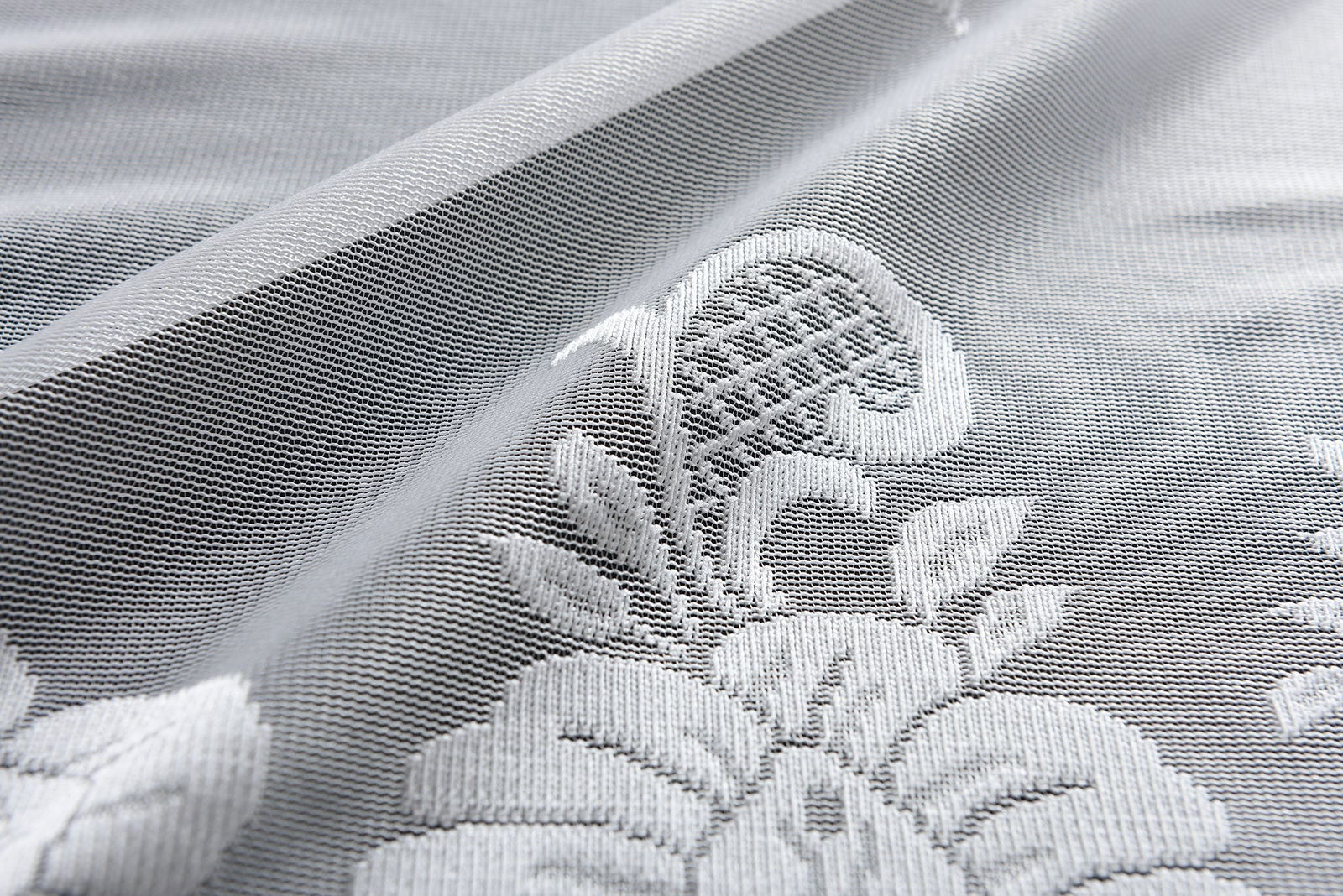 Bogenstore Gardine Jacquard , Blumenmuster Weiß Kräuselband Universalband Faltenband Store 13140 Gardinenstore Bogenstore_Gardine_Jacquard_Blumenmuster_Weiss_Krauselband_Universalband_Faltenband_Store_13140_-_Gardinenbox.de_-_-3678723 | Gardinenbox.de