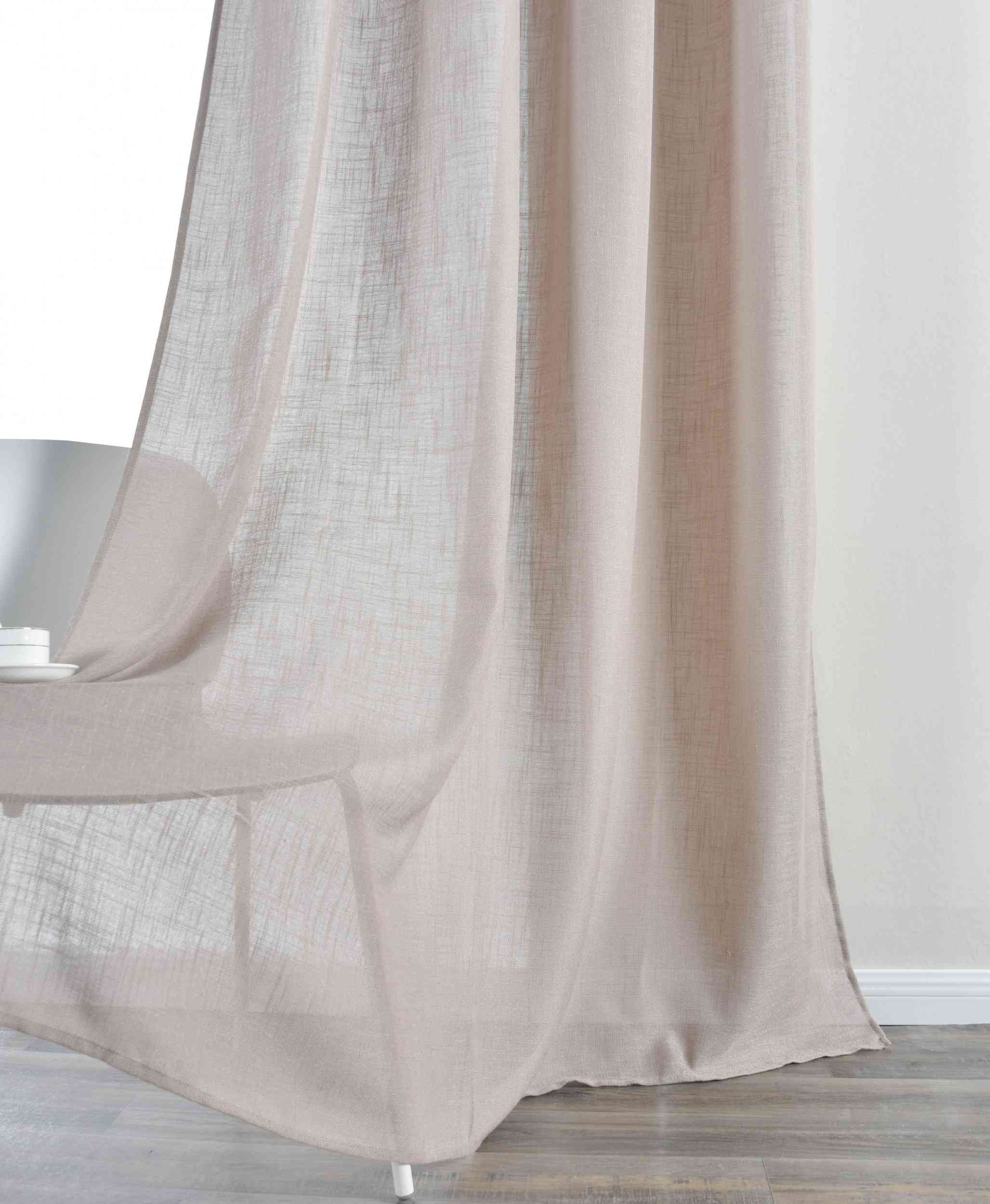 2er Set Vorhang Ösen »Essen« Cationic Raffhalter Leinenstruktur blickdicht lichtdurchlässig 210 g/m² 202430-2 Vorhang Set DSC_4743_6704bbdf-b005-4b1d-9bfc-fe7375f91e7a | Gardinenbox.de