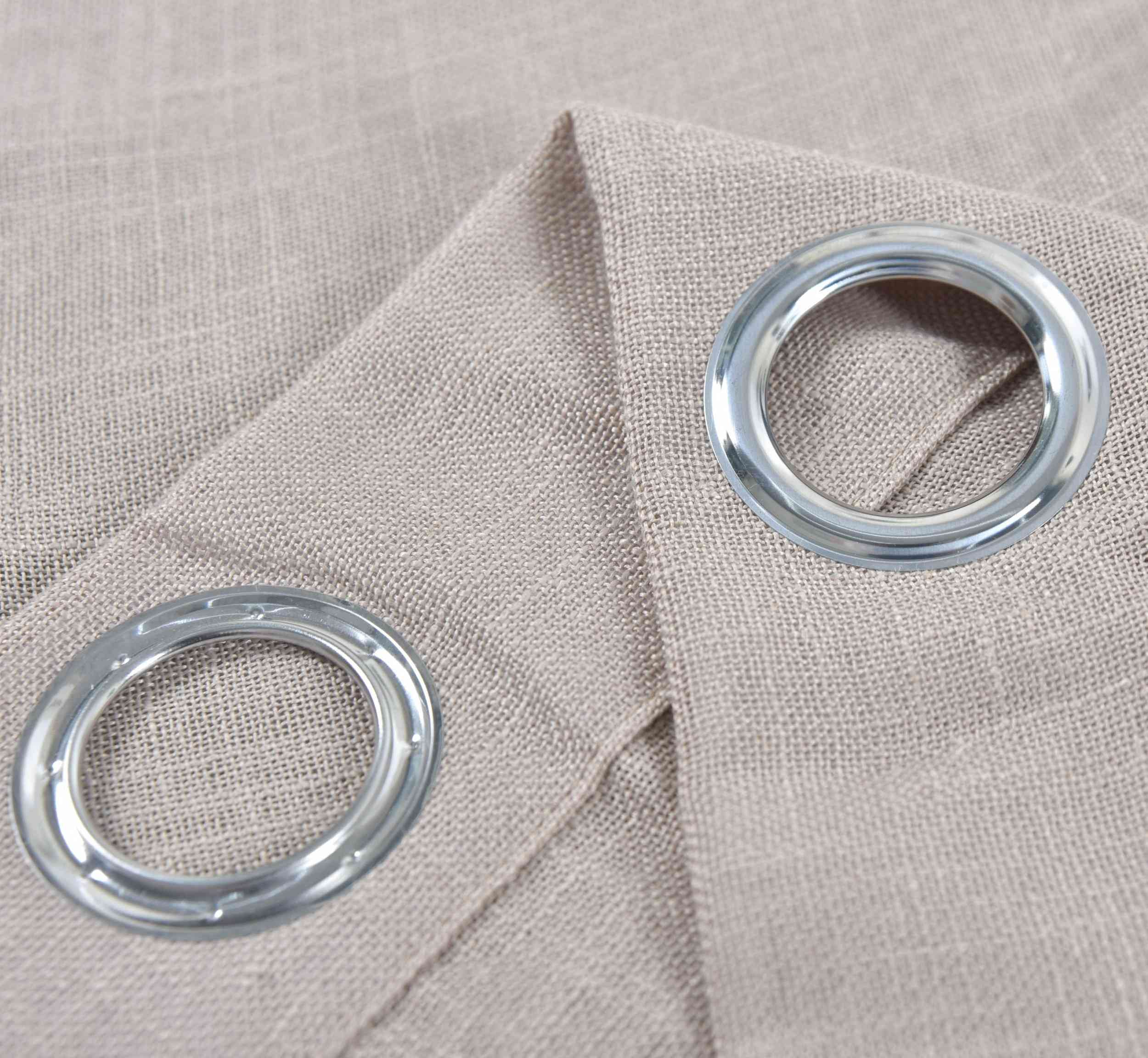 Vorhang Ösen »Essen« Cationic Raffhalter Leinenstruktur blickdicht lichtdurchlässig 210 g/m² 202430 Vorhang DSC_4750 | Gardinenbox.de