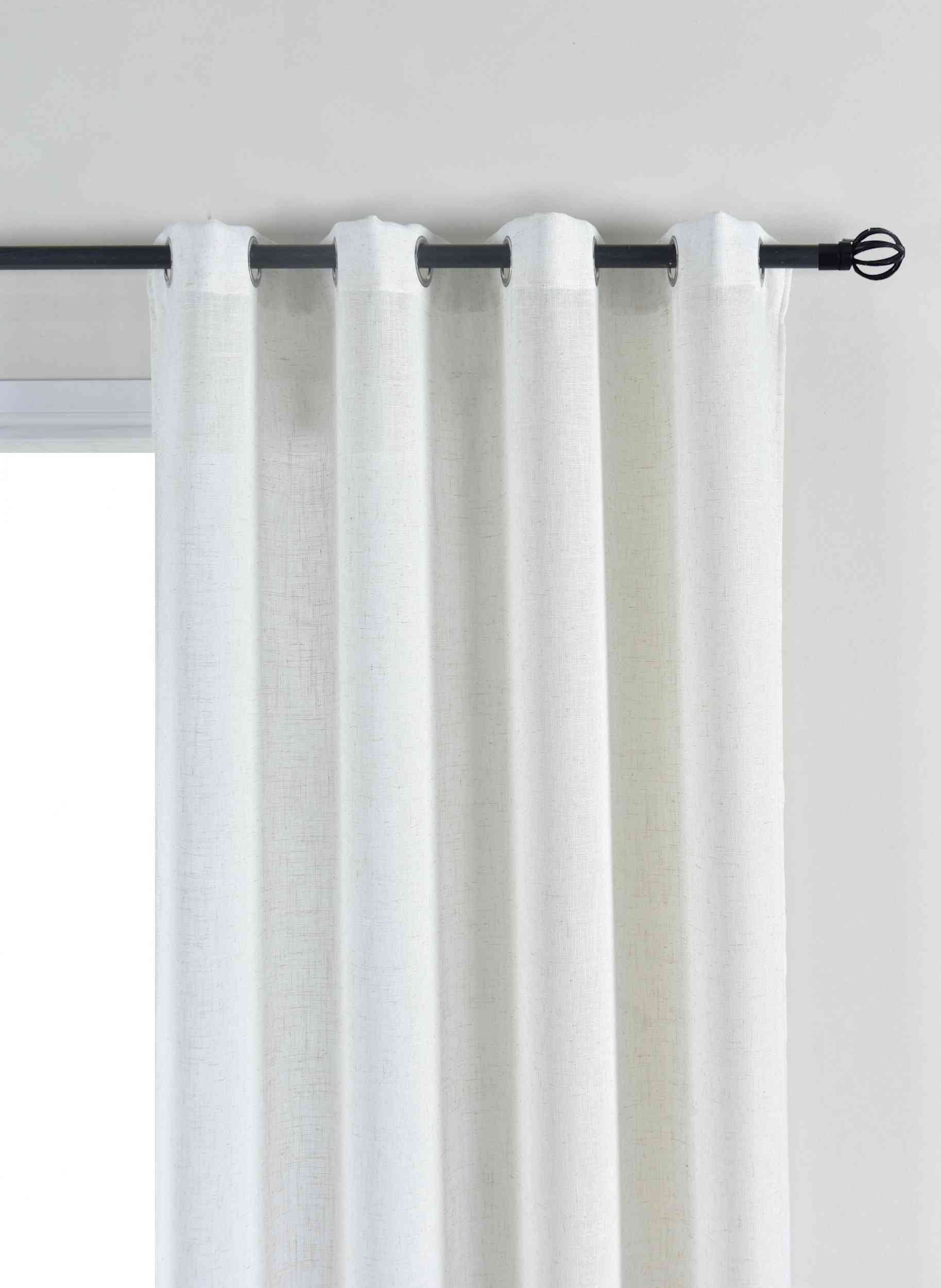 Vorhang Ösen »Essen« Cationic Raffhalter Leinenstruktur blickdicht lichtdurchlässig 210 g/m² 202430 Vorhang DSC_4759 | Gardinenbox.de