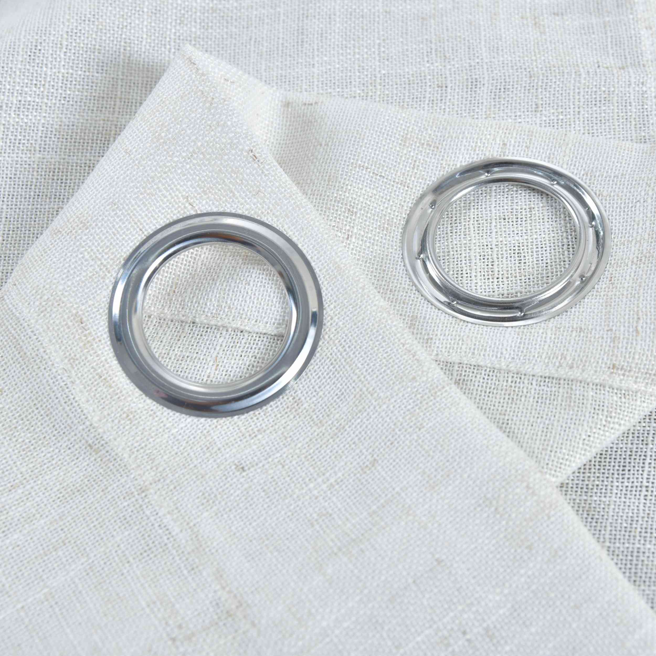 Vorhang Ösen »Essen« Cationic Raffhalter Leinenstruktur blickdicht lichtdurchlässig 210 g/m² 202430 Vorhang DSC_4773 | Gardinenbox.de